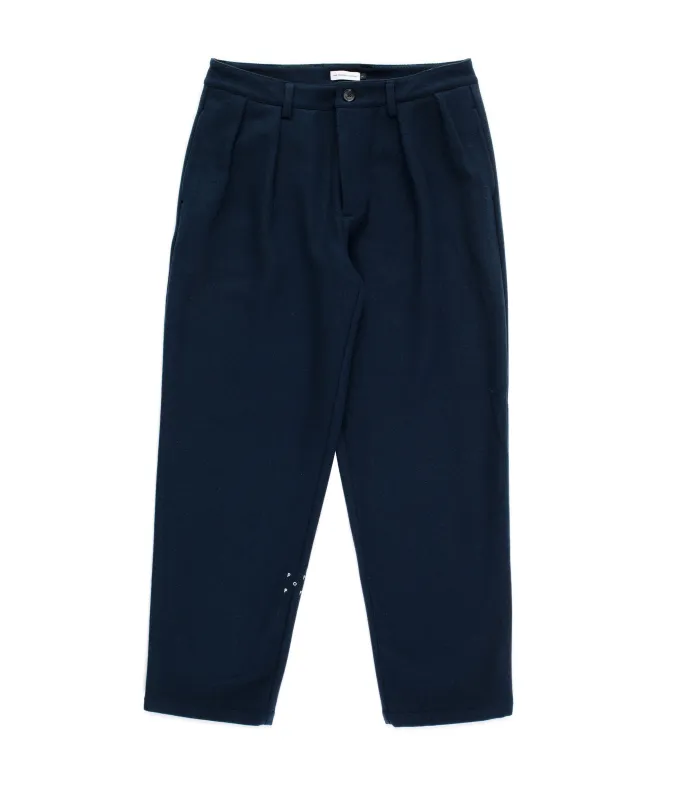Pop Wool Hewitt Suit Pants	Navy made by Pop Trading Company