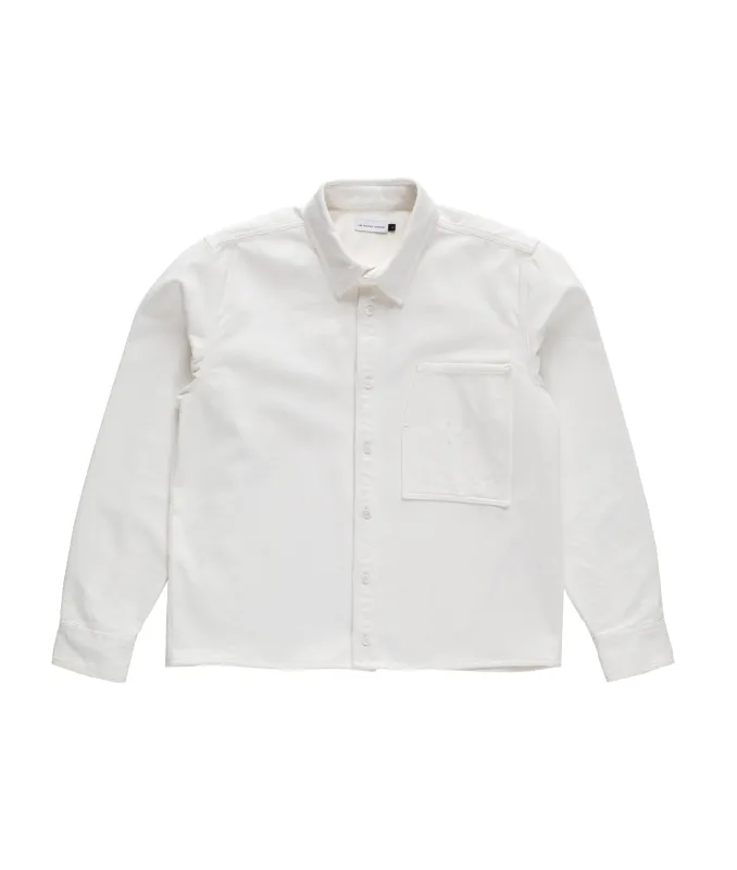 Pop Button Overshirt Off White made by Pop Trading Company