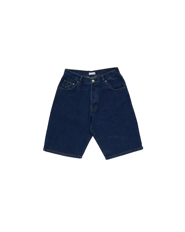 Pop DRS Denim Shorts Rinsed made by Pop Trading Company