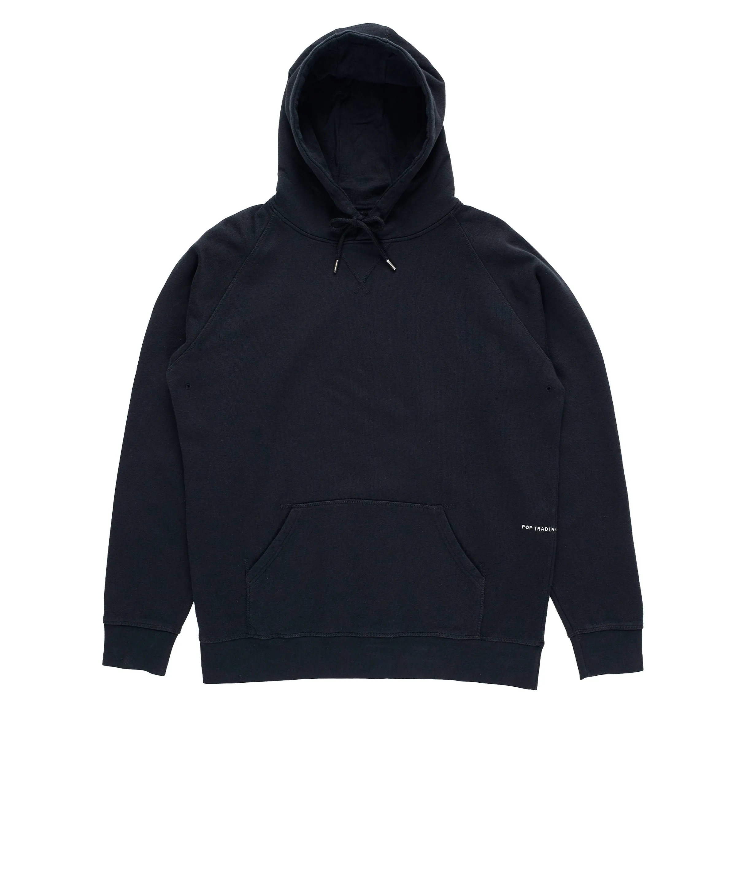 Pop Logo Hooded Sweat Black/White sold by Pop Trading Company