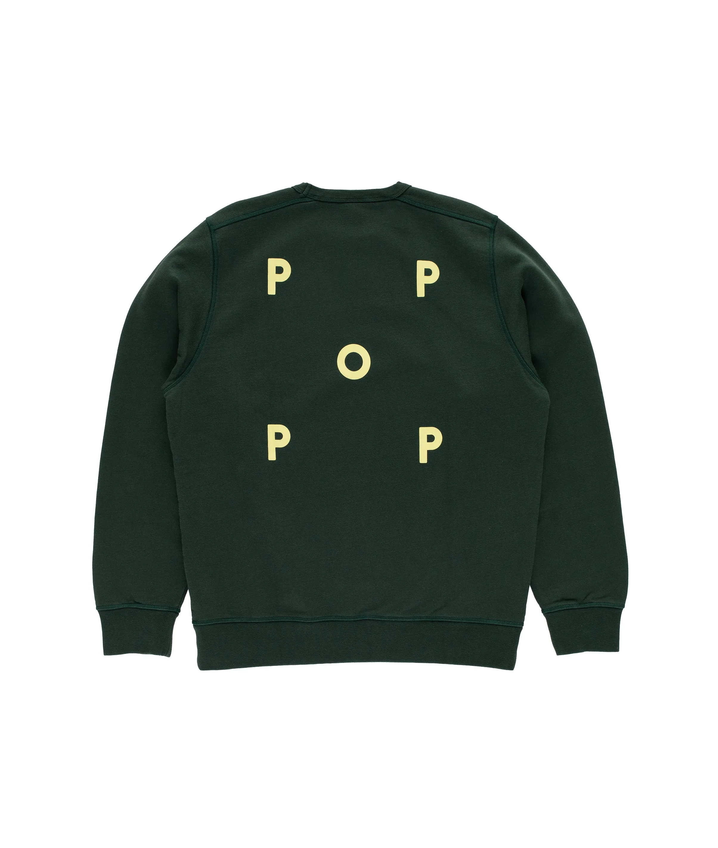 Pop Logo Crewneck Sweat Darkest Spruce sold by Pop Trading Company