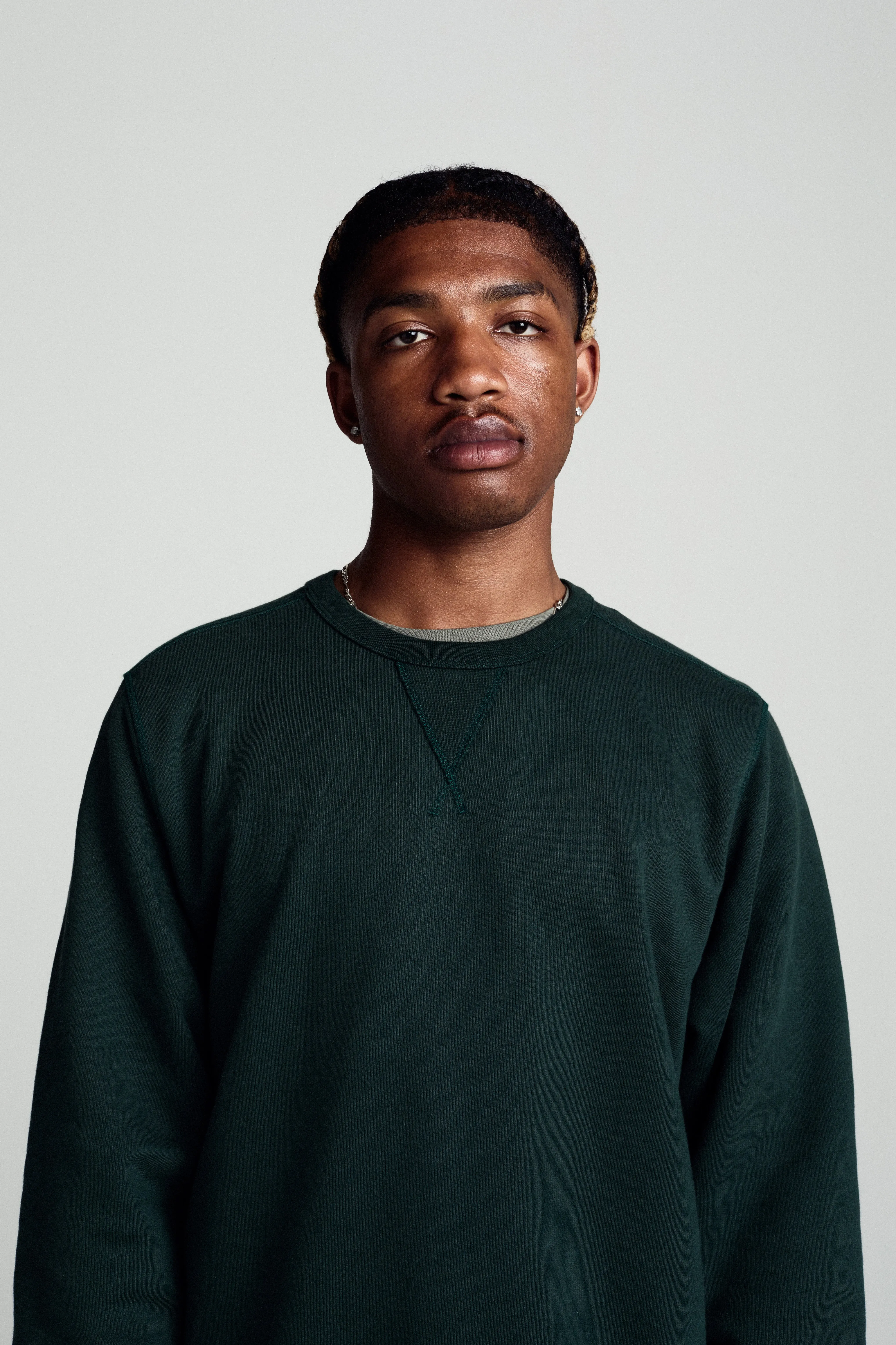 Pop Logo Crewneck Sweat Darkest Spruce sold by Pop Trading Company product image thumbnail 2