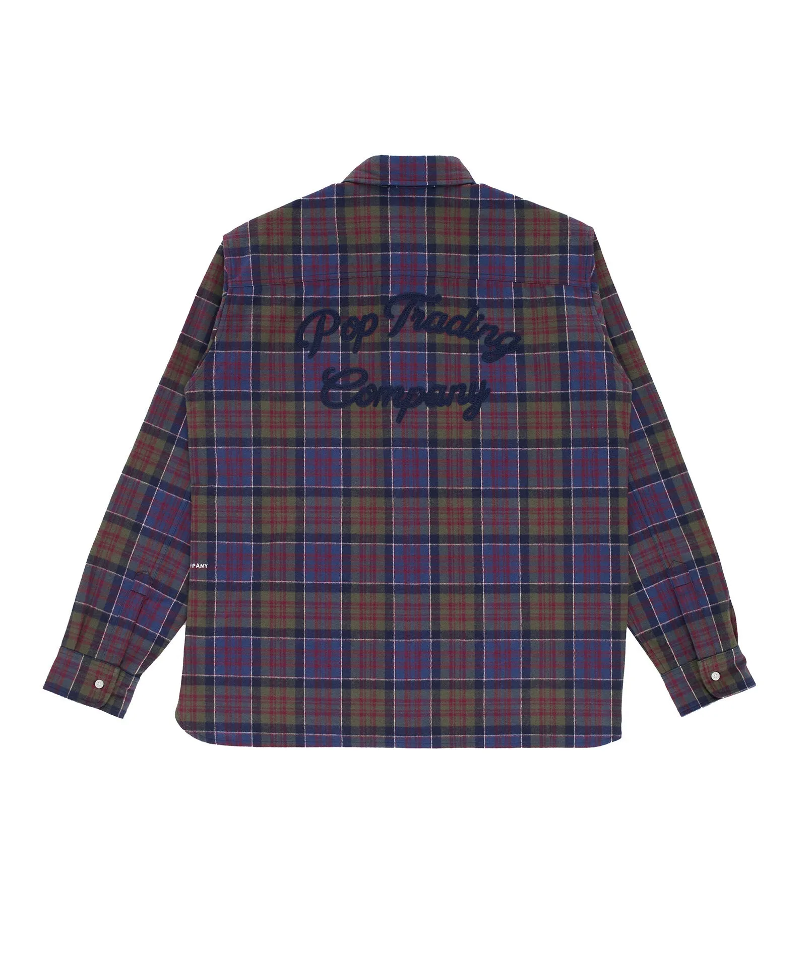 Pop Flannel BD Overshirt Multicolour sold by Pop Trading Company product image thumbnail 5