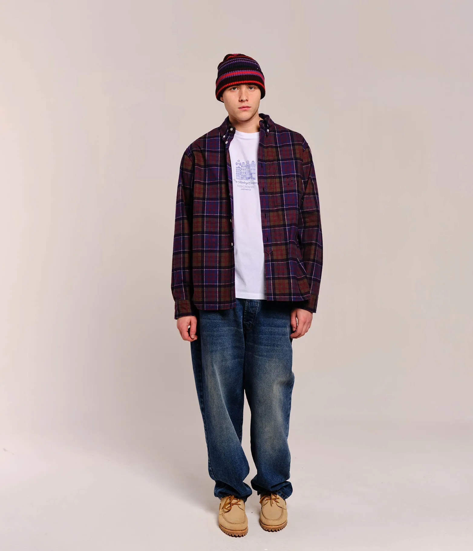 Pop Flannel BD Overshirt Multicolour sold by Pop Trading Company product image thumbnail 2