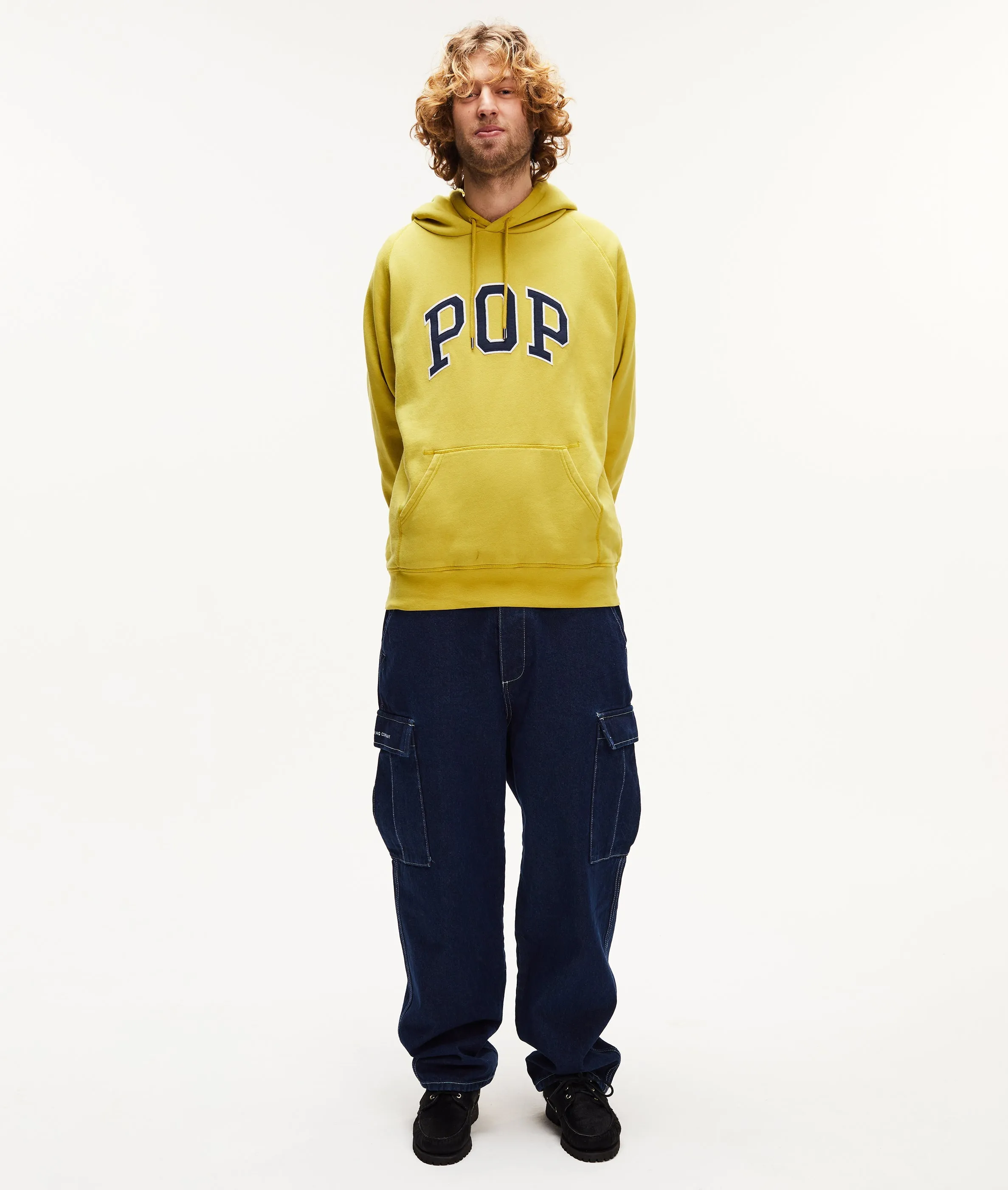 Pop Arch Hooded Sweat Cress Green sold by Pop Trading Company product image thumbnail 2