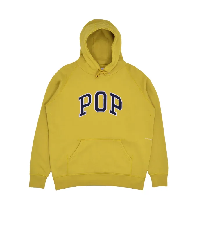Pop Arch Hooded Sweat Cress Green made by Pop Trading Company