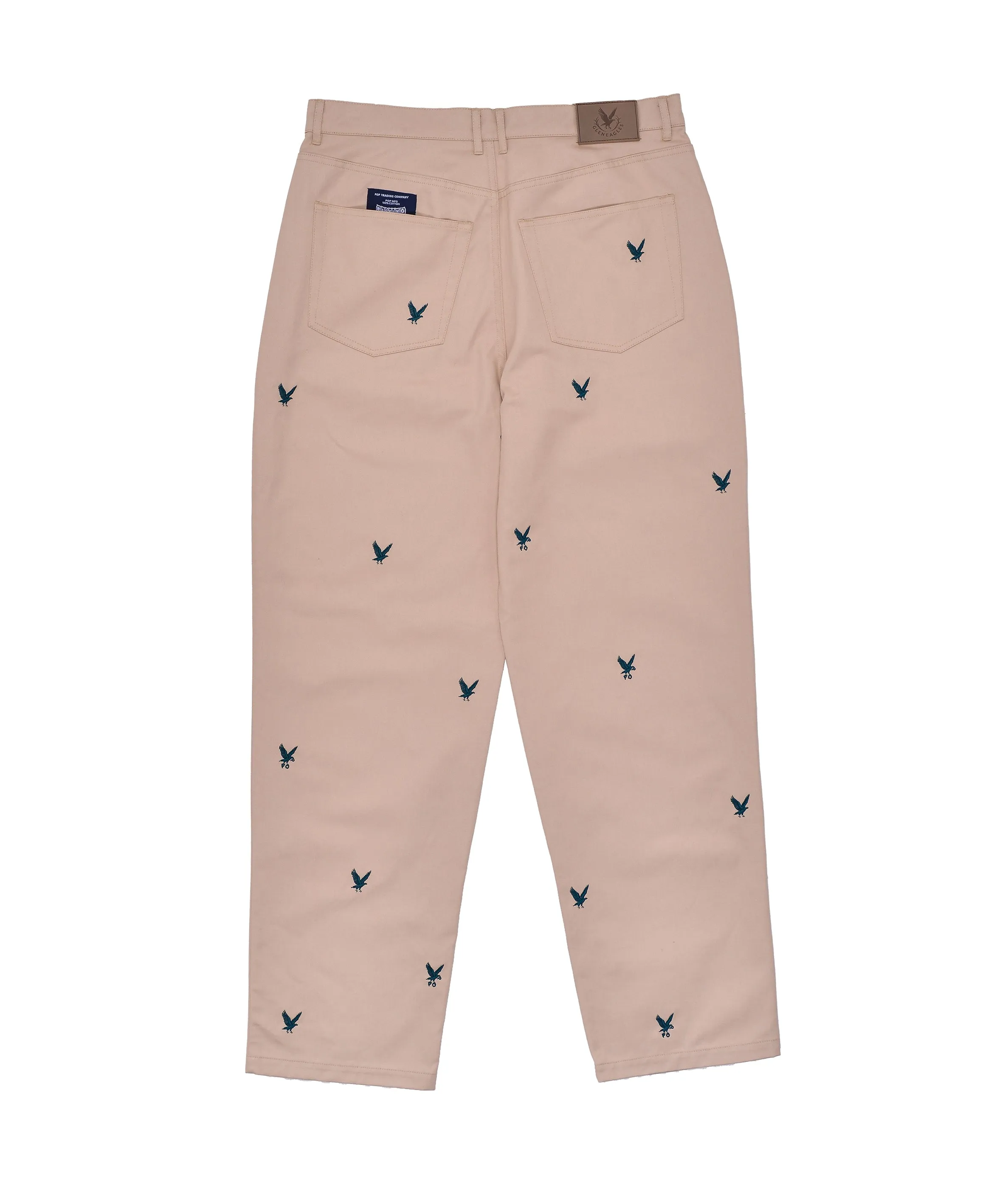 Pop & Gleneagles Embroidered DRS Pants Khaki sold by Pop Trading Company product image thumbnail 2