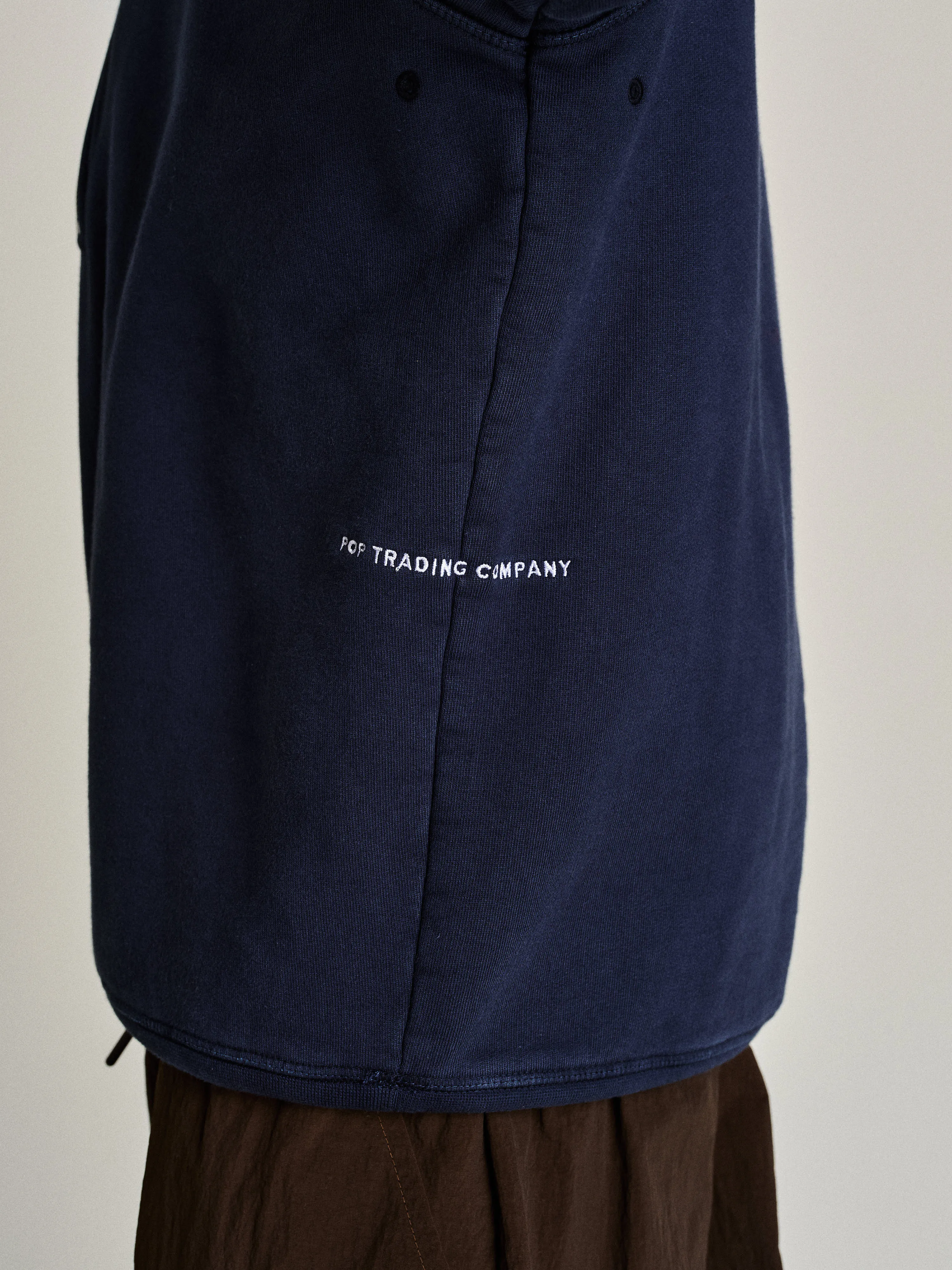 Pop Halfzip Sweat Navy sold by Pop Trading Company product image thumbnail 5