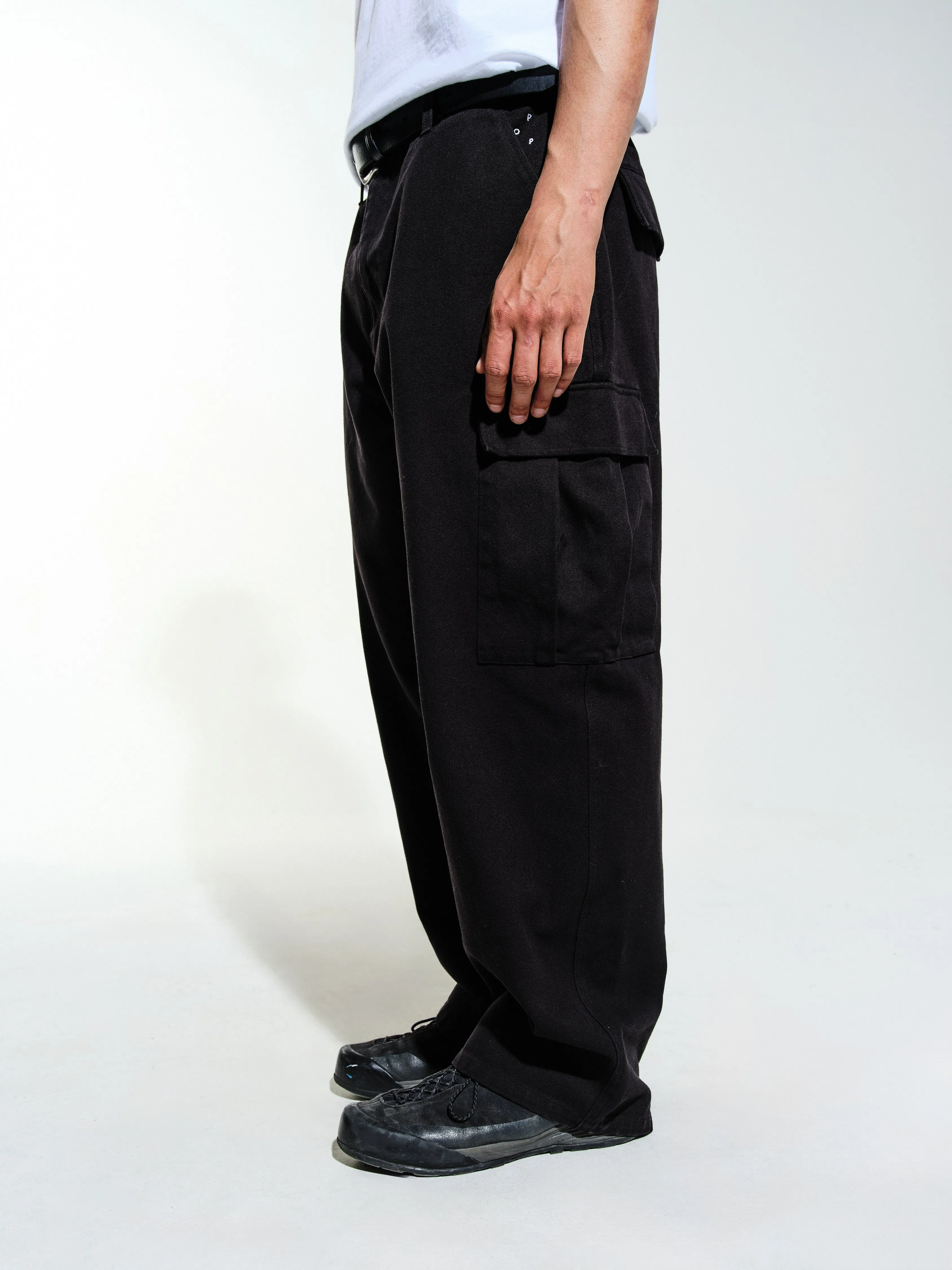 Pop Cargo Pant Black sold by Pop Trading Company product image thumbnail 3