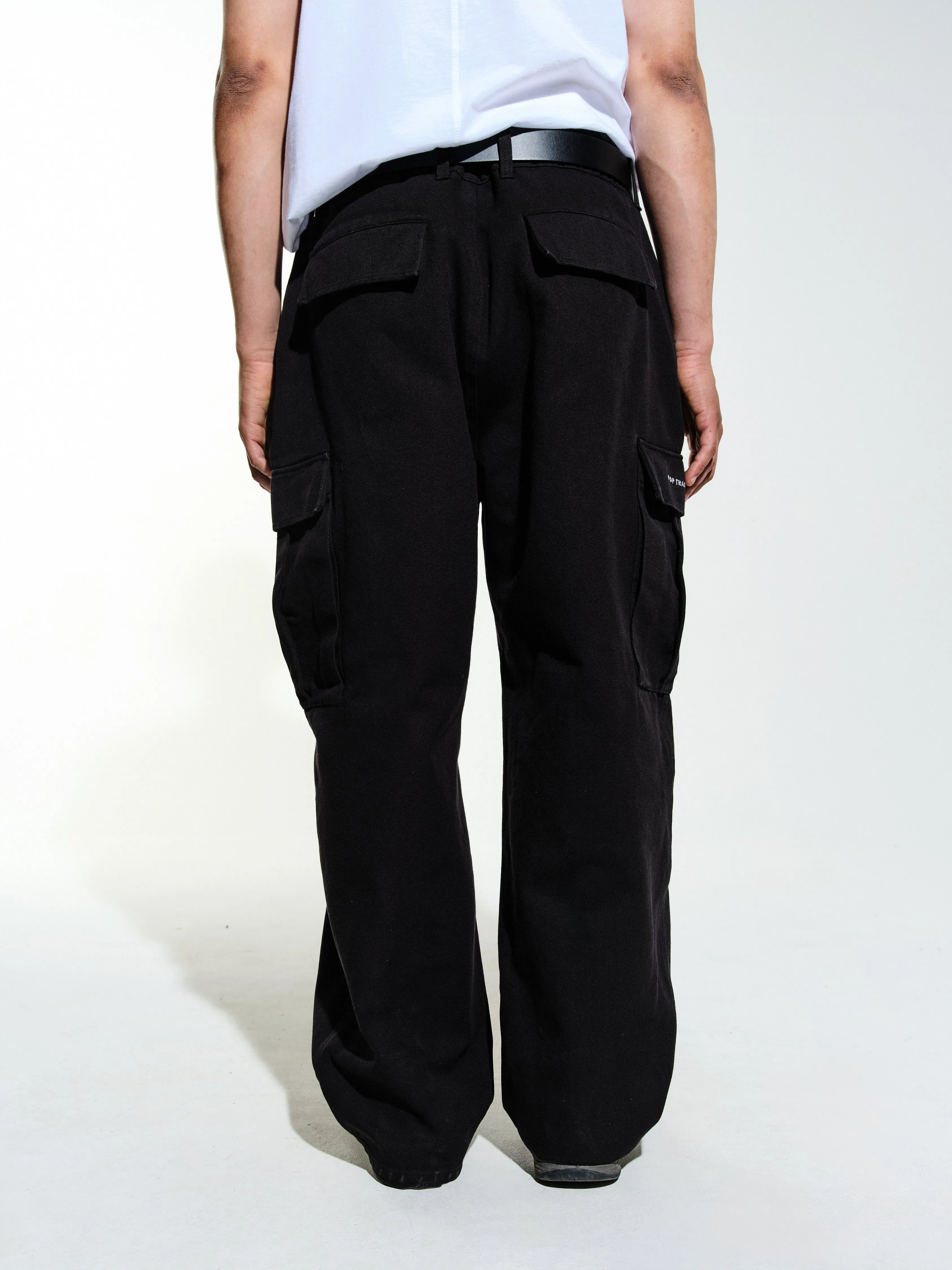 Pop Cargo Pant Black sold by Pop Trading Company product image thumbnail 4