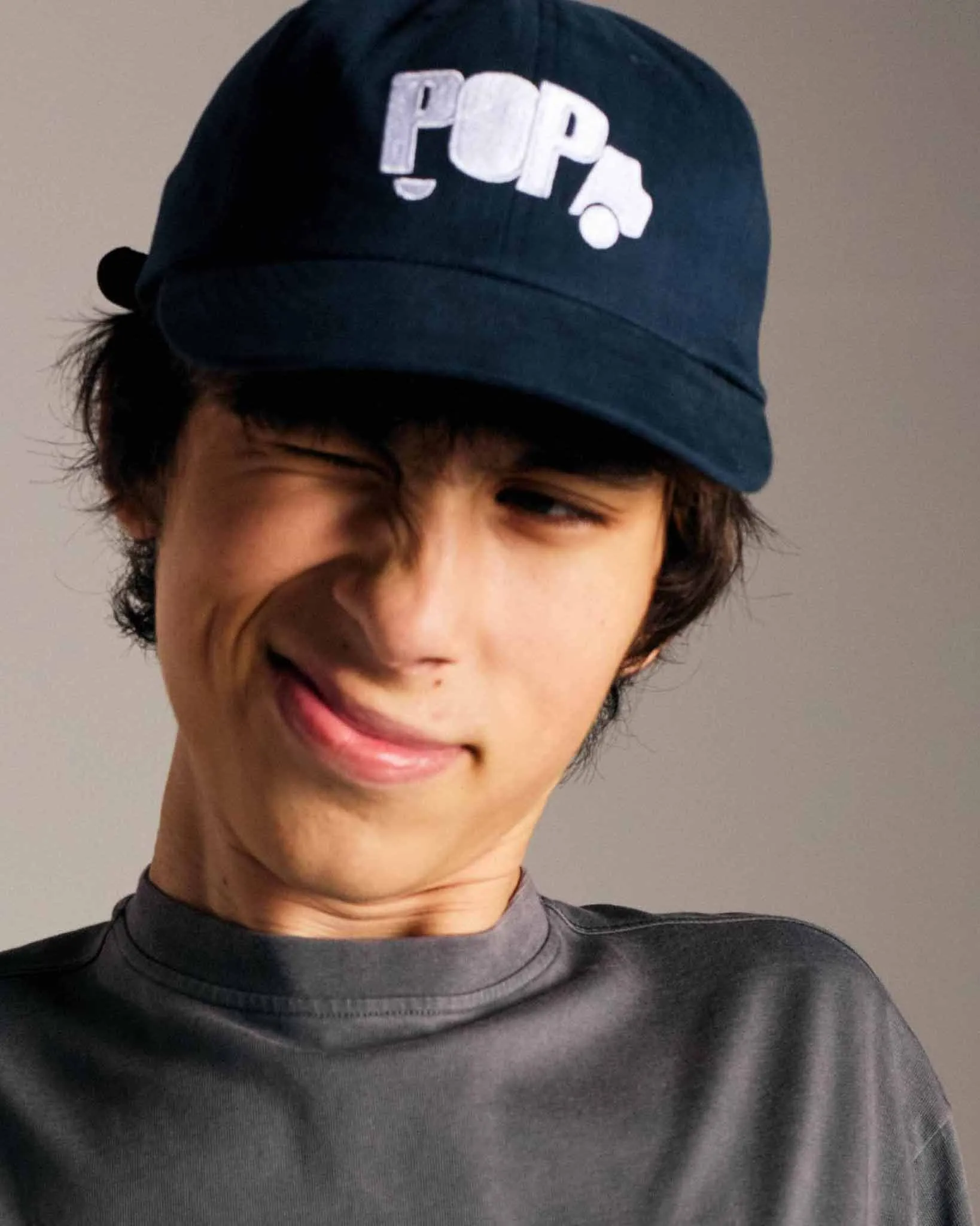 Pop Trading Sixpanel Hat Navy sold by Pop Trading Company product image thumbnail 2