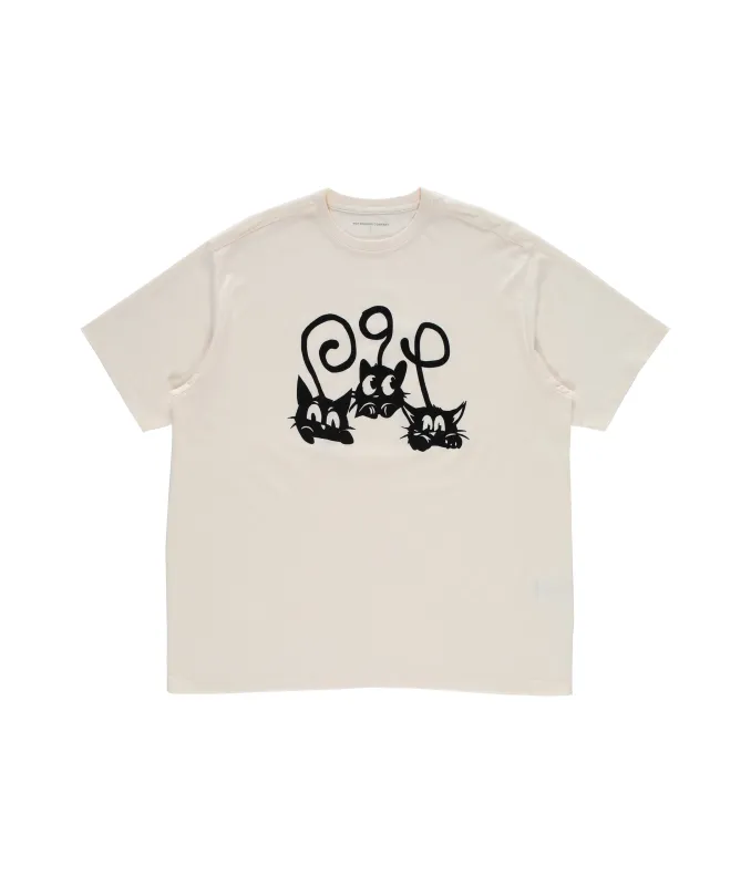 Pop Tails T-Shirt Off White made by Pop Trading Company