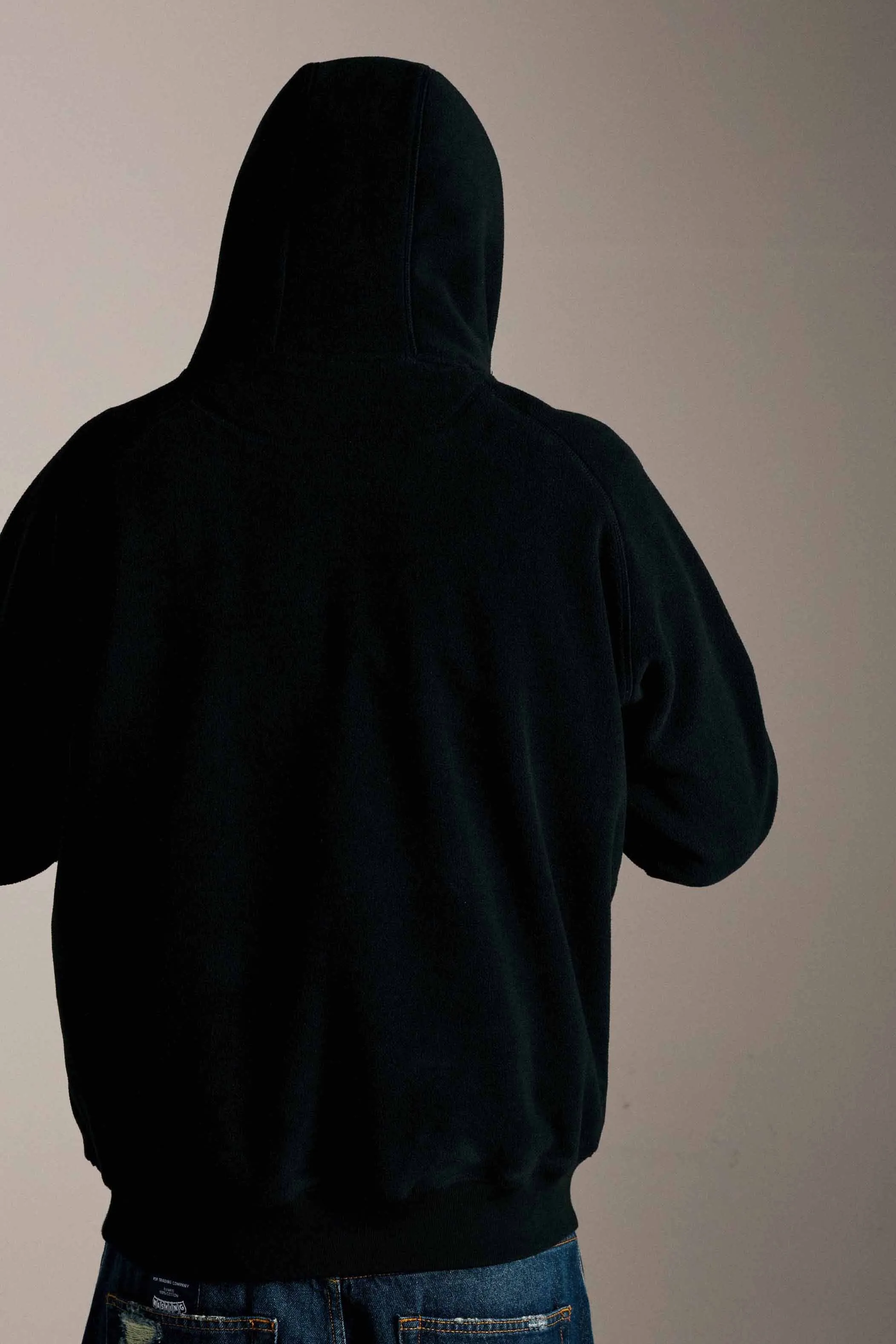 Pop Arch Hooded Sweat Black Fleece sold by Pop Trading Company product image thumbnail 5