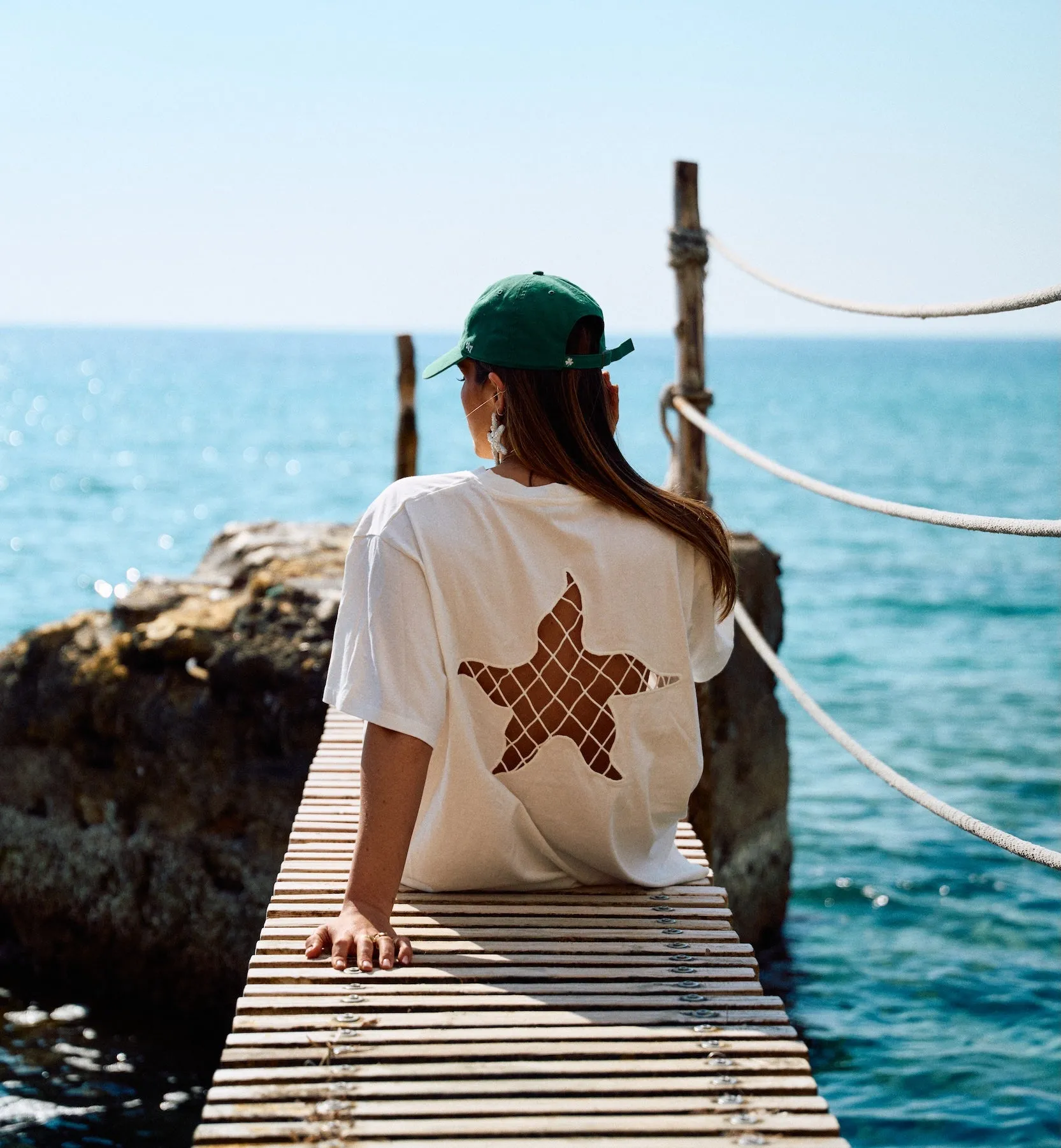 Starfish Cut Out T-Shirt sold by Anna + Nina product image thumbnail 4