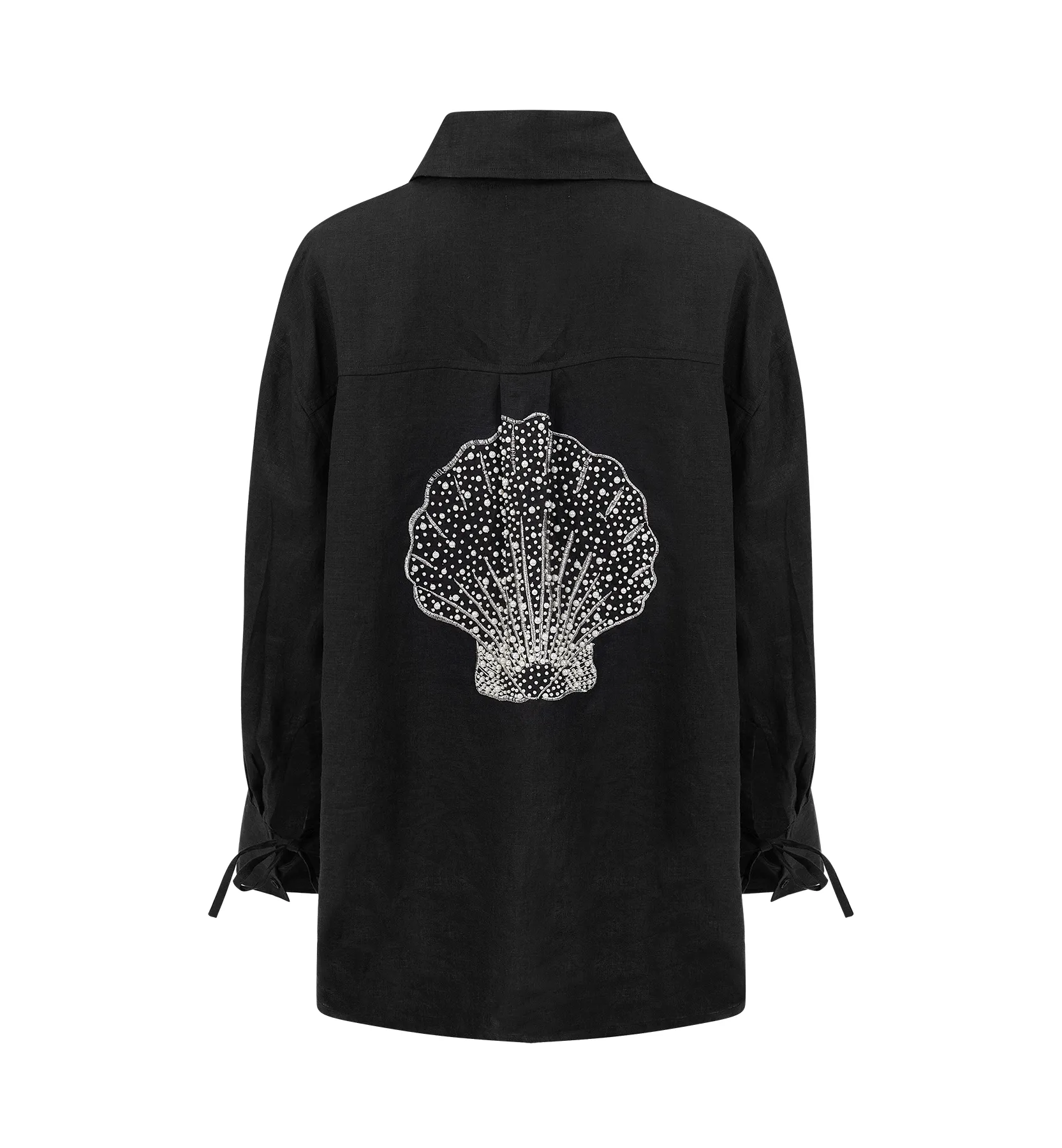 Nero Starfish Embroidered Blouse sold by Anna + Nina