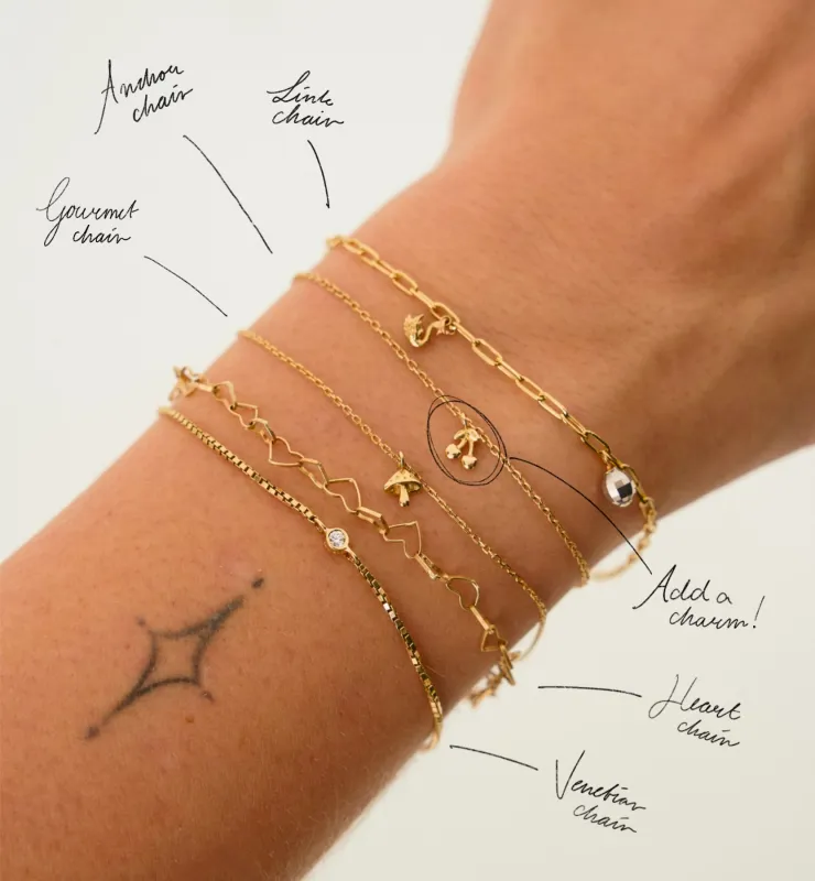 Appointment Never Ending Collection: Bracelet - Anklet - Necklace made by Anna + Nina