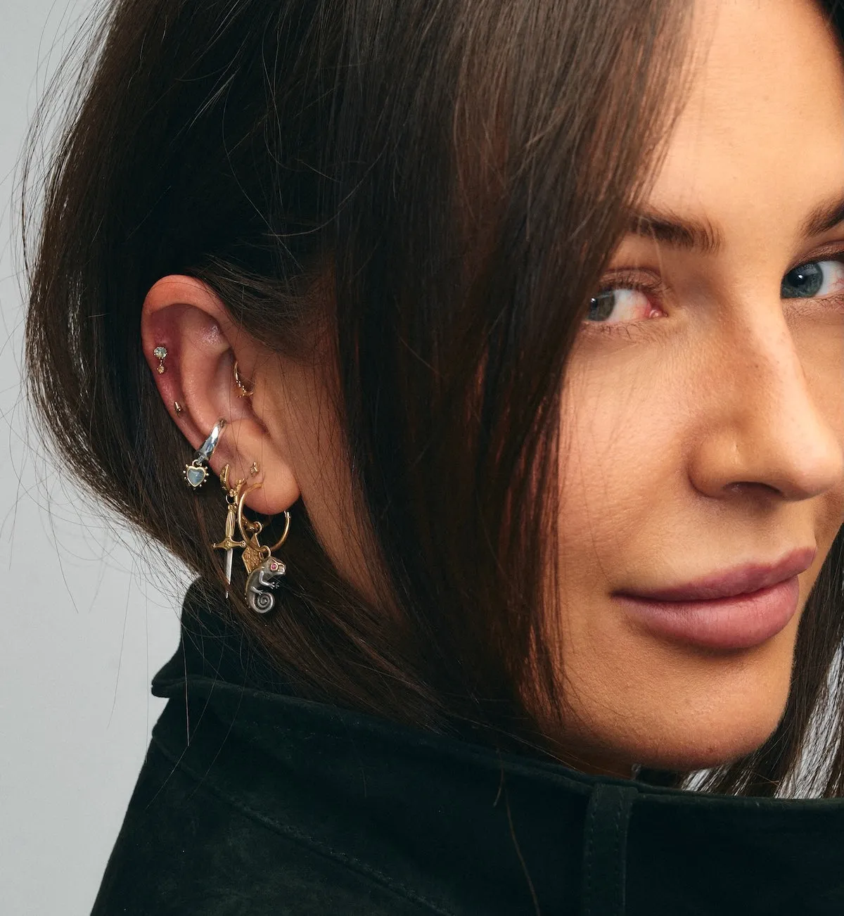 Phantom Glow Piercing Front 14K sold by Anna + Nina product image thumbnail 5