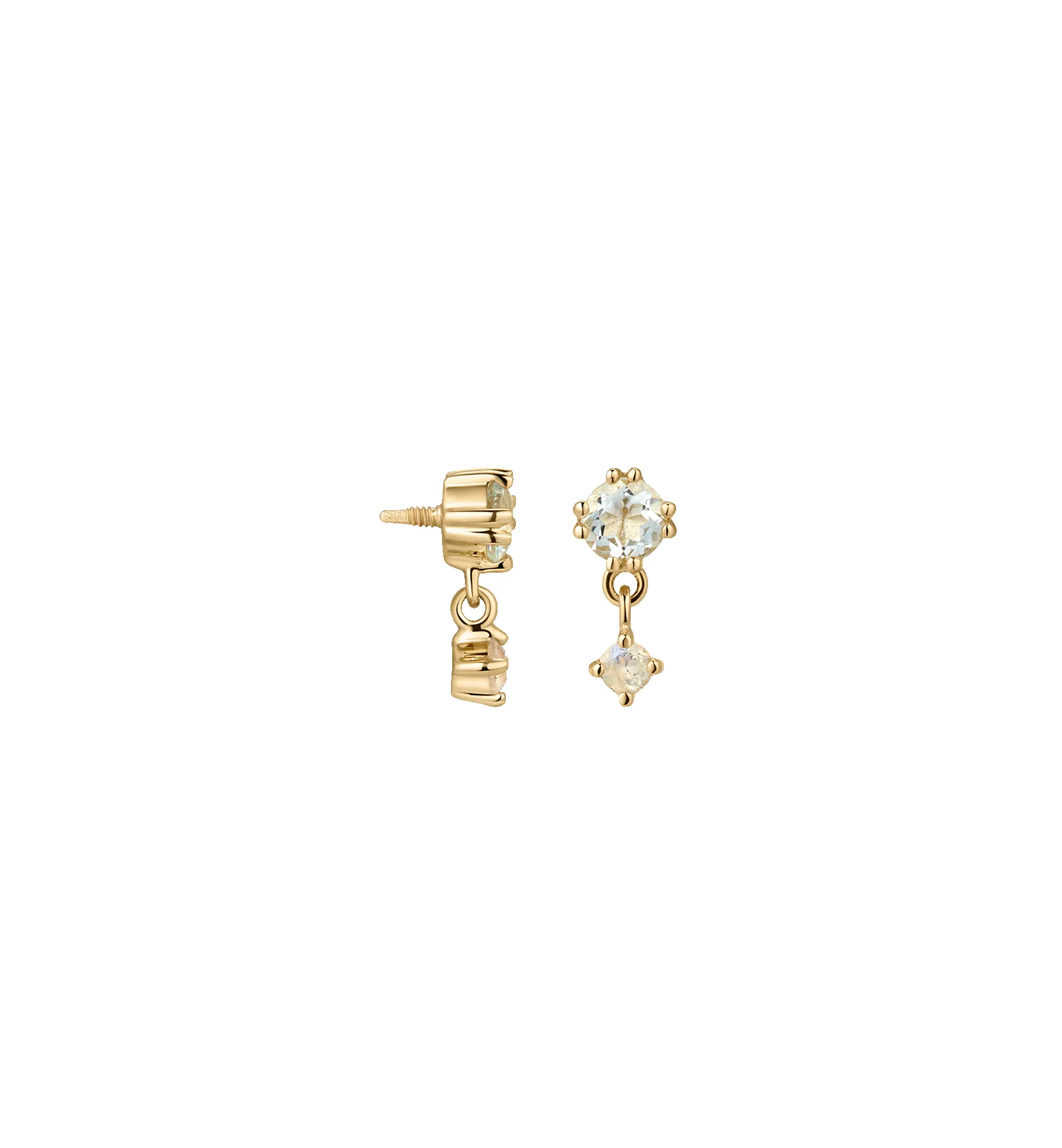 Phantom Glow Piercing Front 14K sold by Anna + Nina