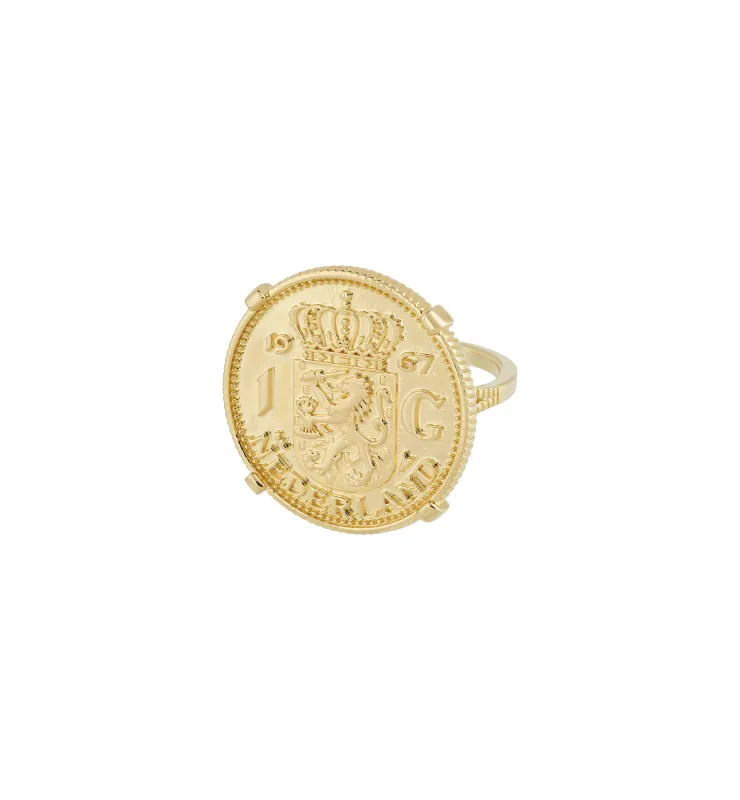Fortunate Coin Ring made by Anna + Nina