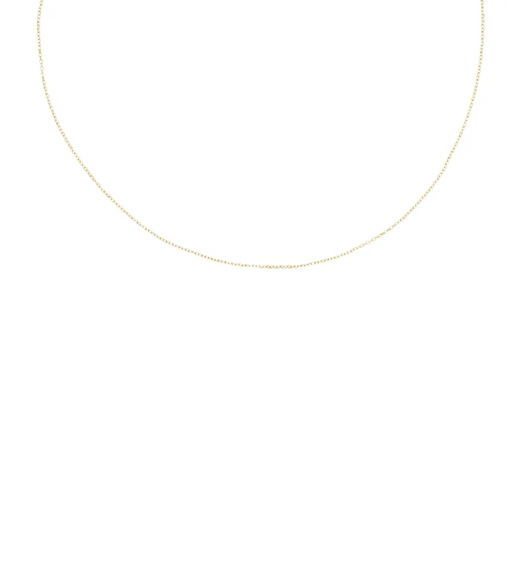 Anchor Plain Necklace 9K made by Anna + Nina