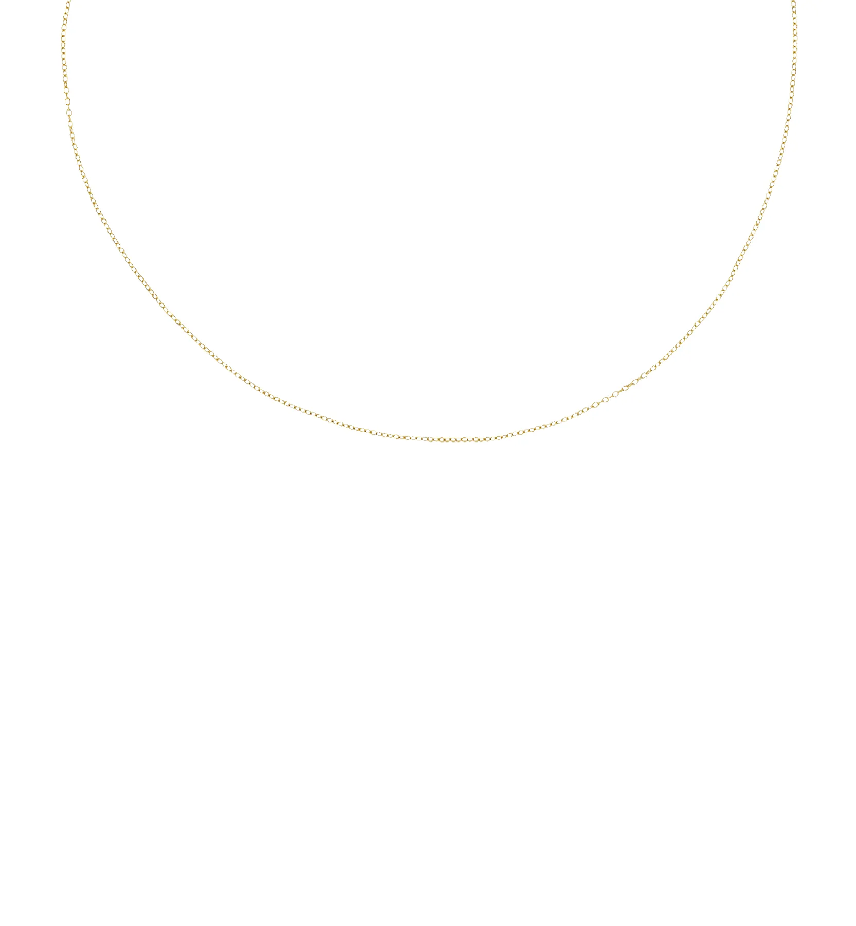Anchor Plain Necklace 9K sold by Anna + Nina