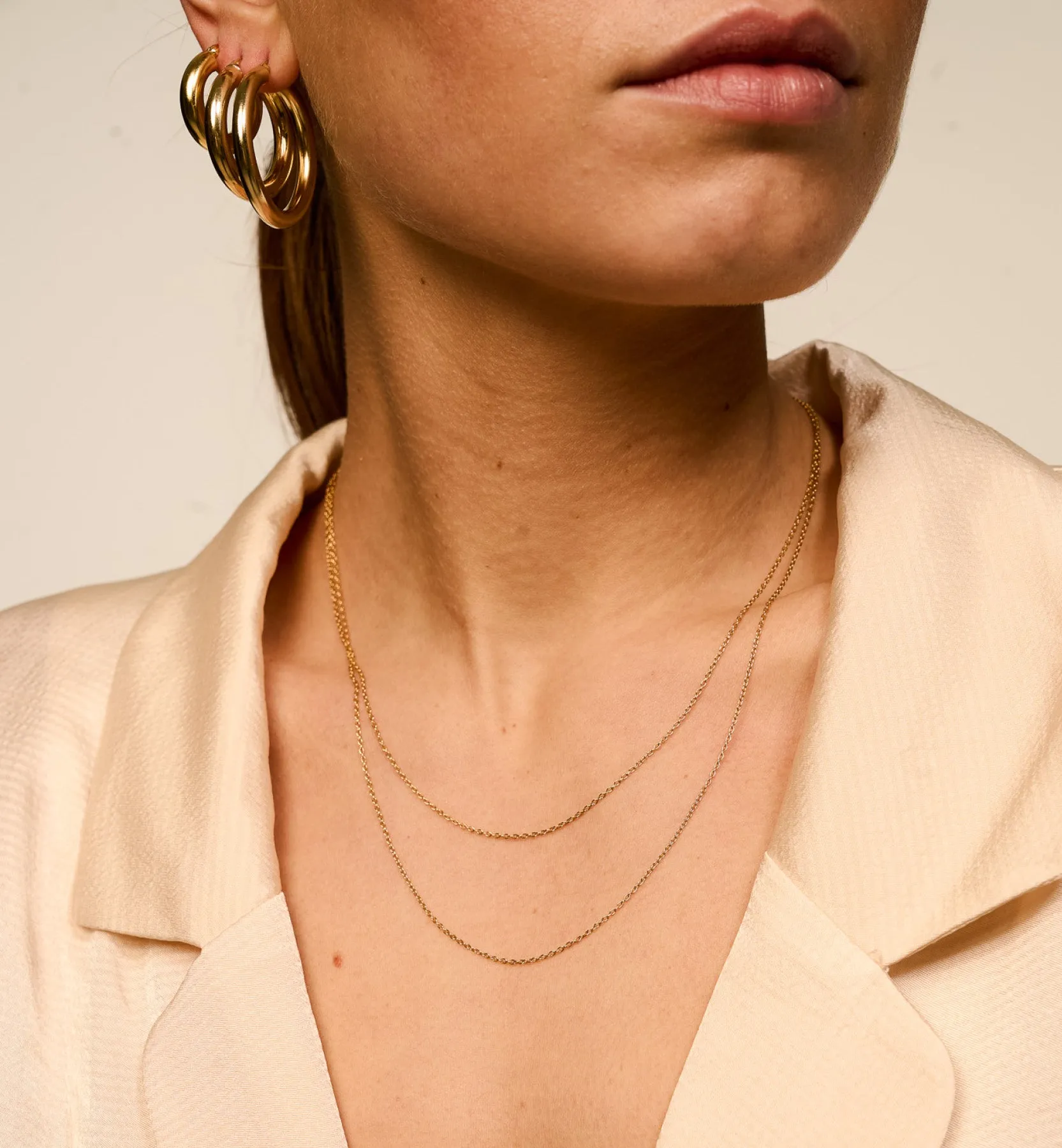 Anchor Plain Necklace 9K sold by Anna + Nina product image thumbnail 2