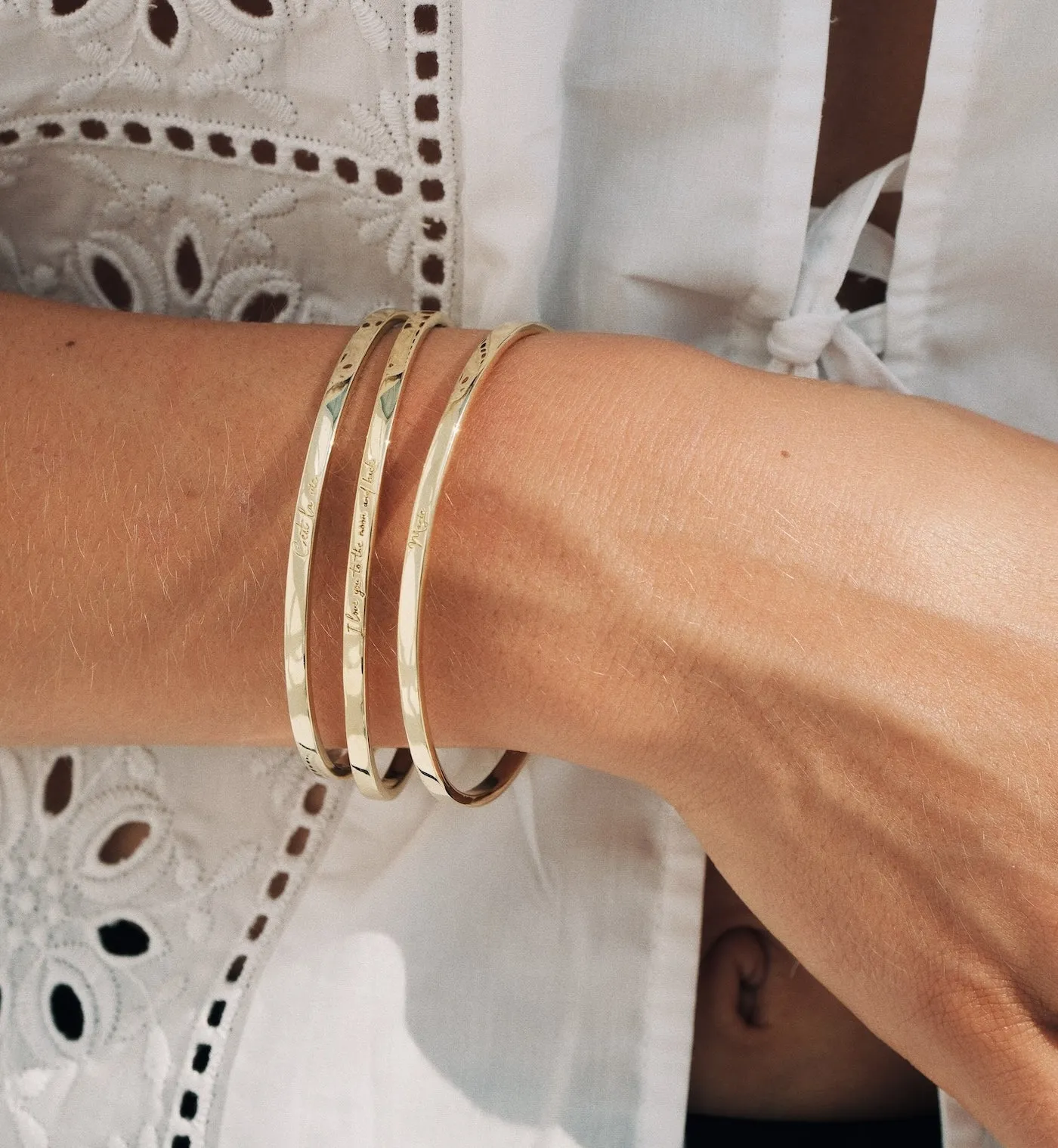 To The Moon And Back Bangle sold by Anna + Nina product image thumbnail 3
