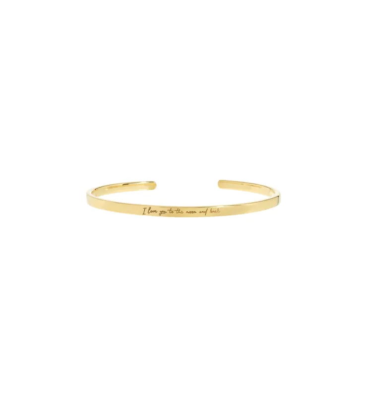 To The Moon And Back Bangle made by Anna + Nina