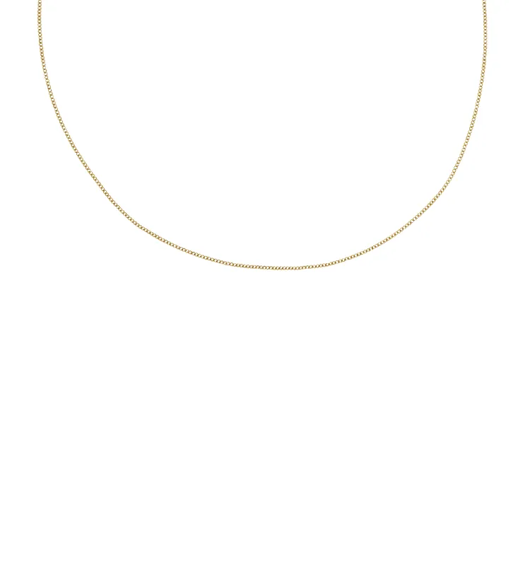 Gourmet Plain Necklace 14K made by Anna + Nina