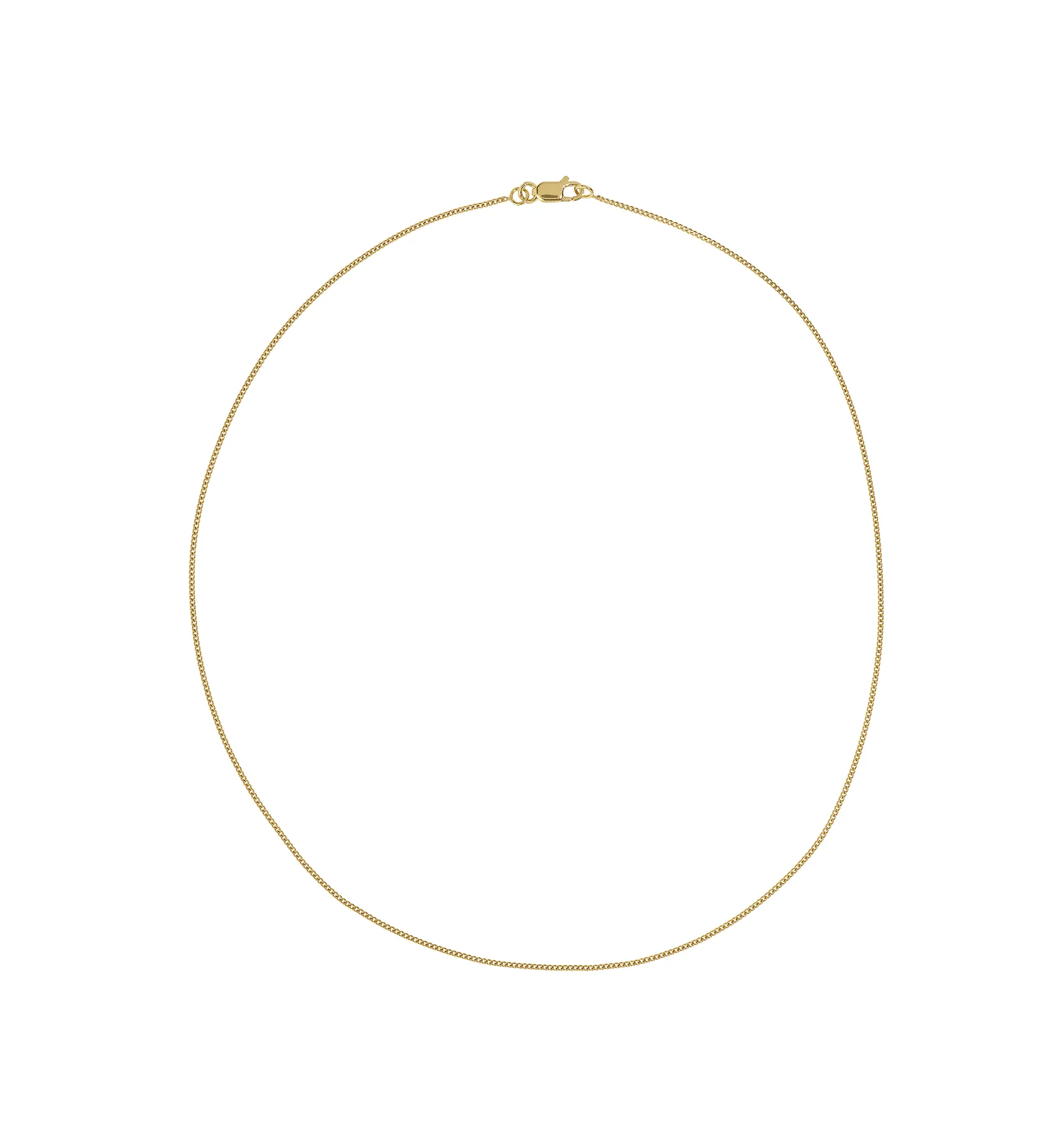 Gourmet Plain Necklace 14K sold by Anna + Nina product image thumbnail 4