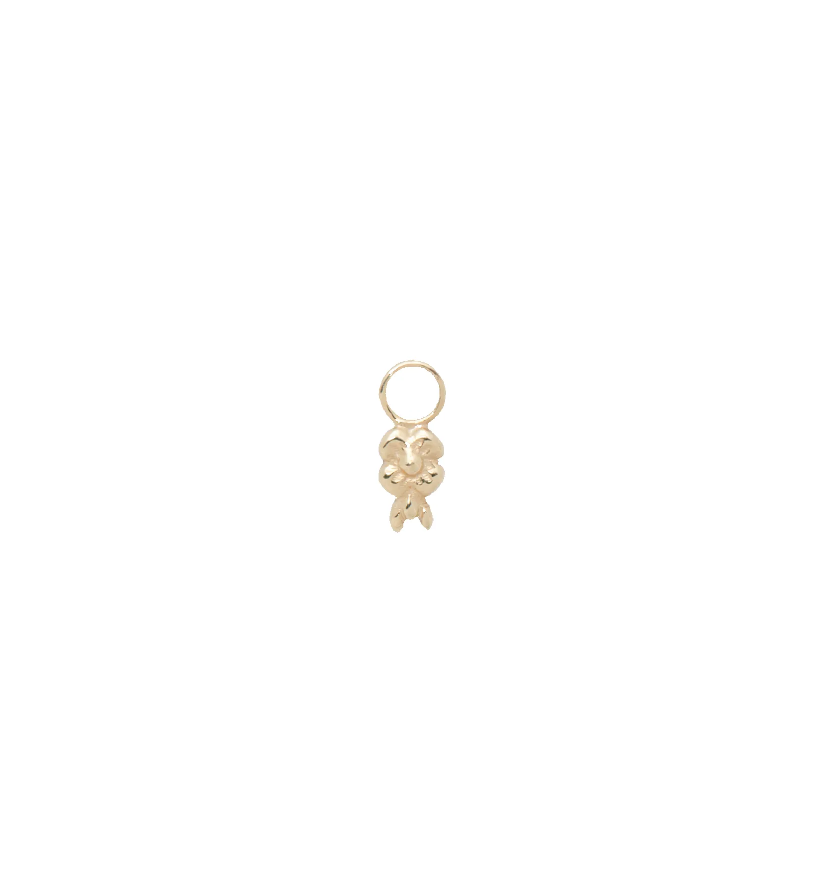 Mini Flower Earring Charm 14K sold by Anna + Nina