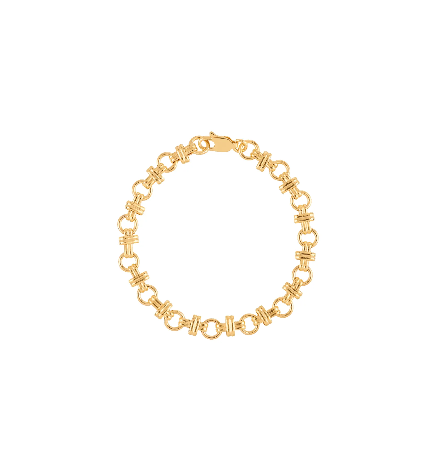 Twin Rolo Bracelet sold by Anna + Nina product image thumbnail 4