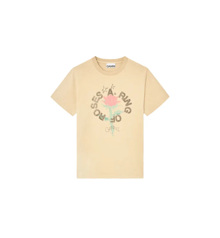 GANNI Future Heavy Jersey Overdyed T-shirt made by Ganni