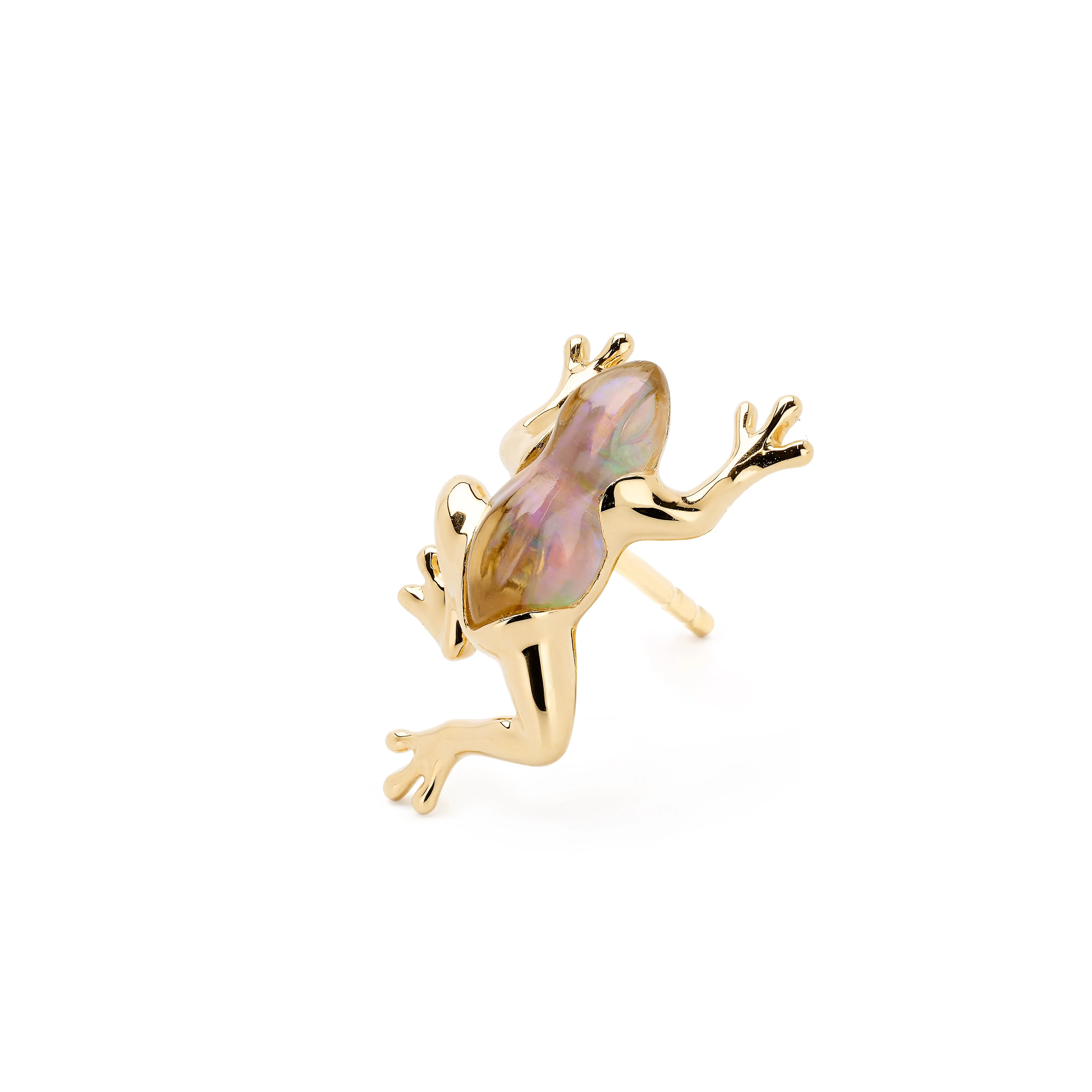 Mini Frog Opal Quartz Stud sold by Bibi van der Velden product image thumbnail 3