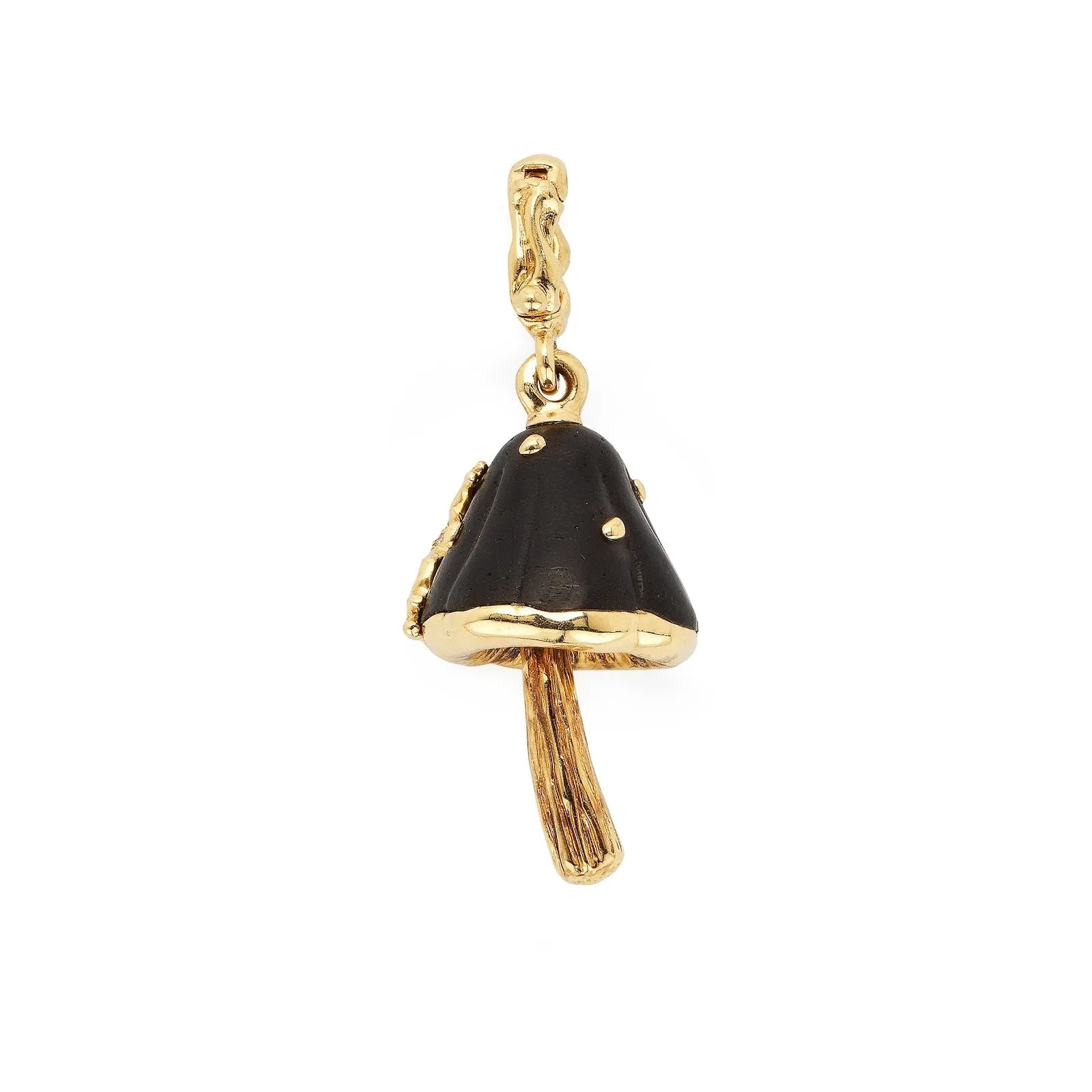 Ebony Wood Mushroom Charm sold by Bibi van der Velden product image thumbnail 3