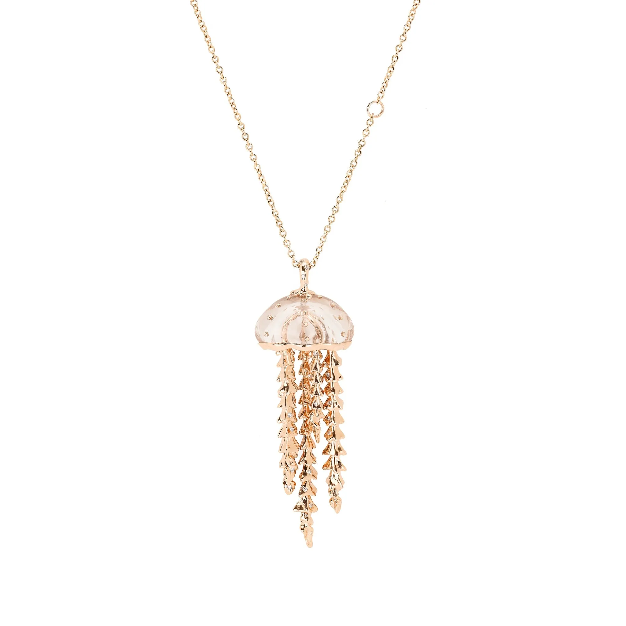 Jellyfish Quartz Pendant on a Chain sold by Bibi van der Velden product image thumbnail 3