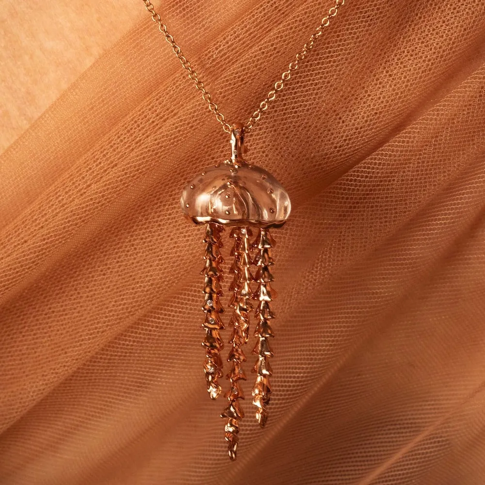 Jellyfish Quartz Pendant on a Chain sold by Bibi van der Velden product image thumbnail 2