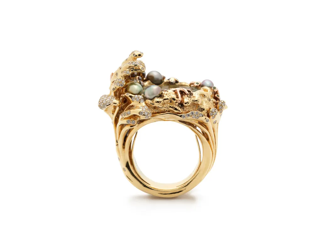 Rock Pool Ring made by Bibi van der Velden