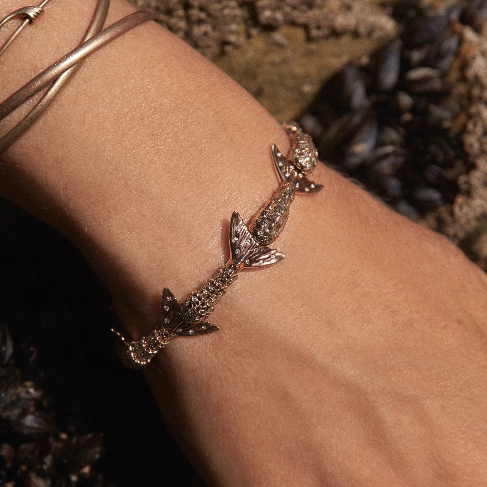 Mermaid Tails Bracelet 8 link sold by Bibi van der Velden product image thumbnail 4