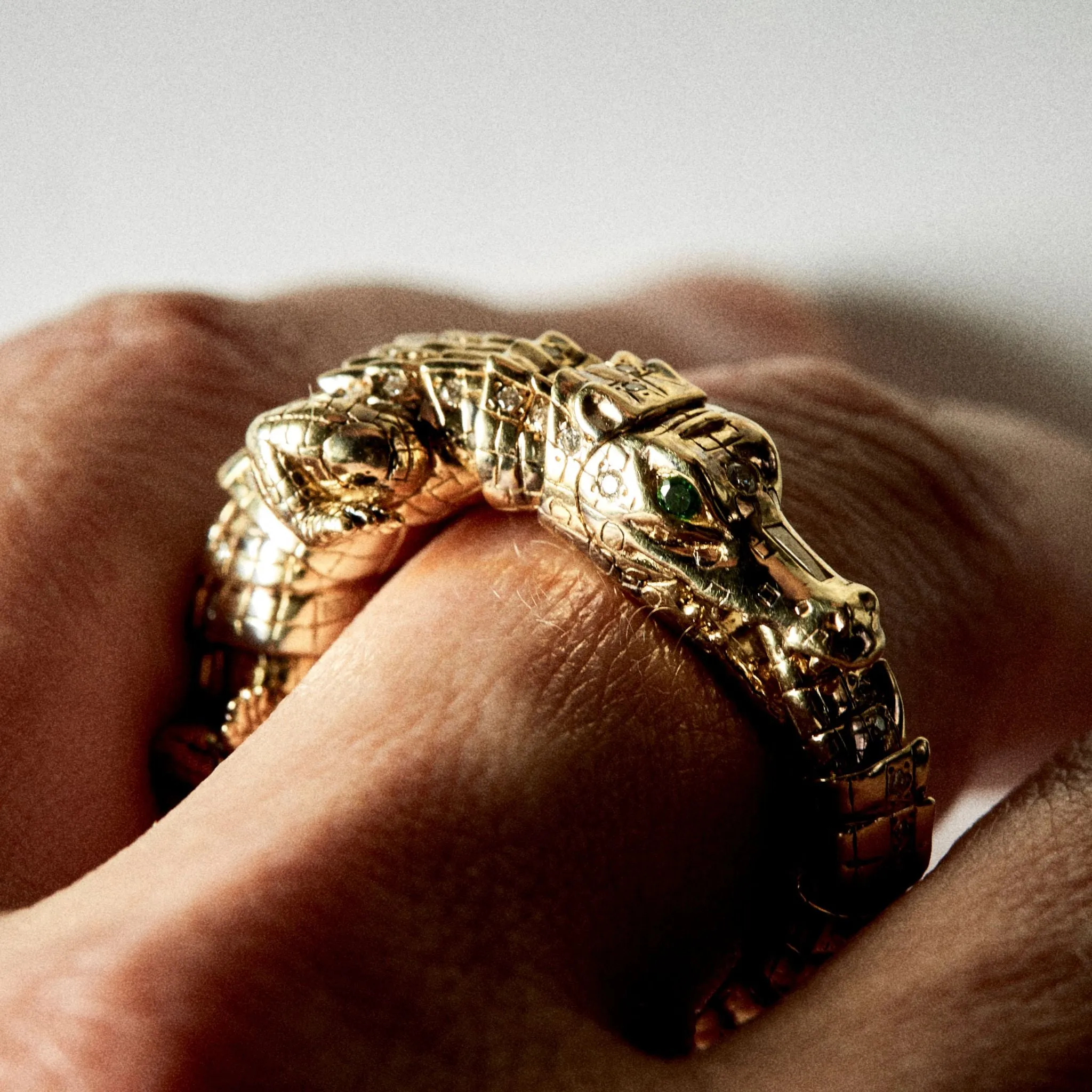 Diamond Alligator Wrap Ring sold by Bibi van der Velden product image thumbnail 2