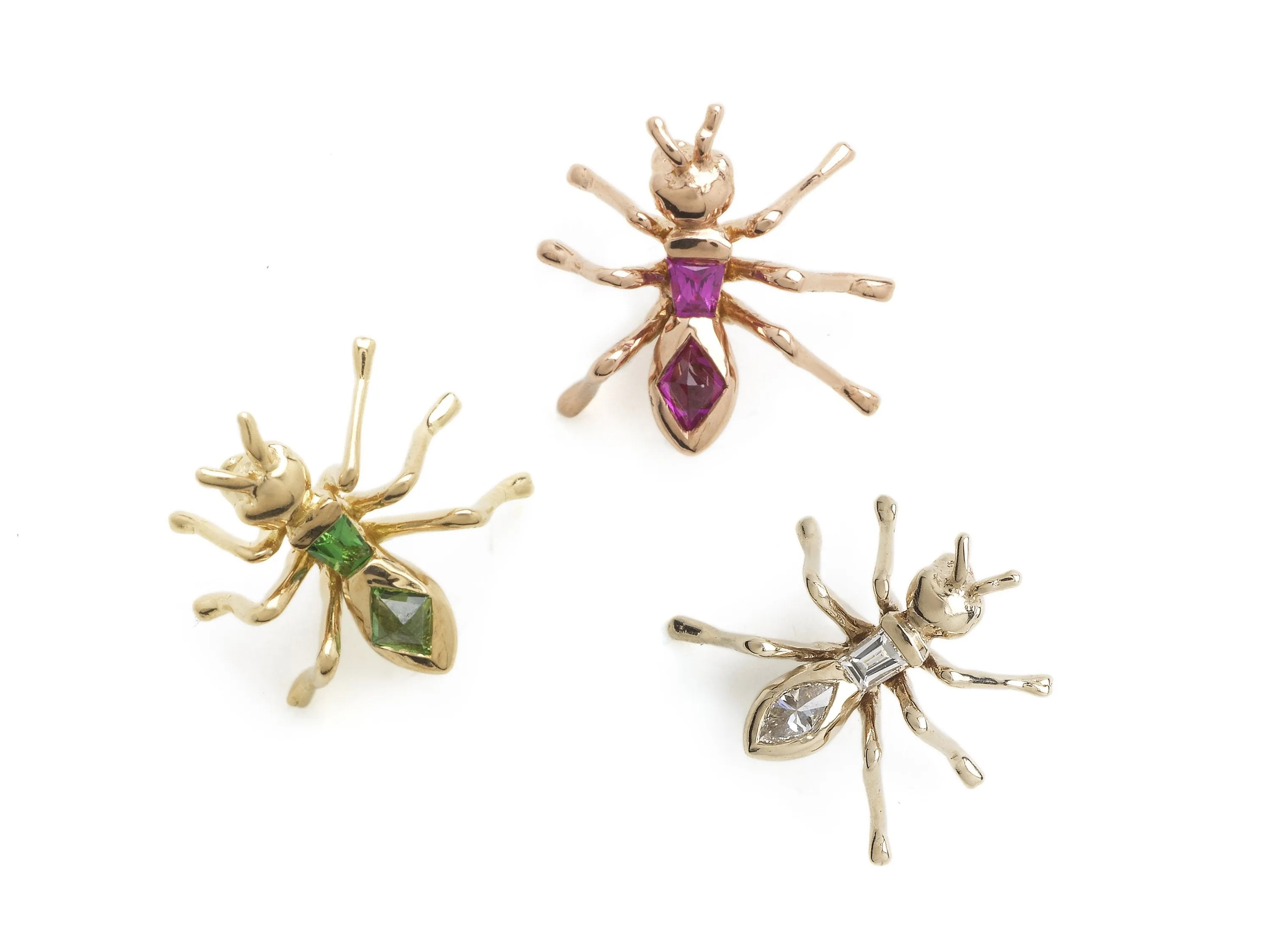 Diamond Ant Stud Earring sold by Bibi van der Velden product image thumbnail 4