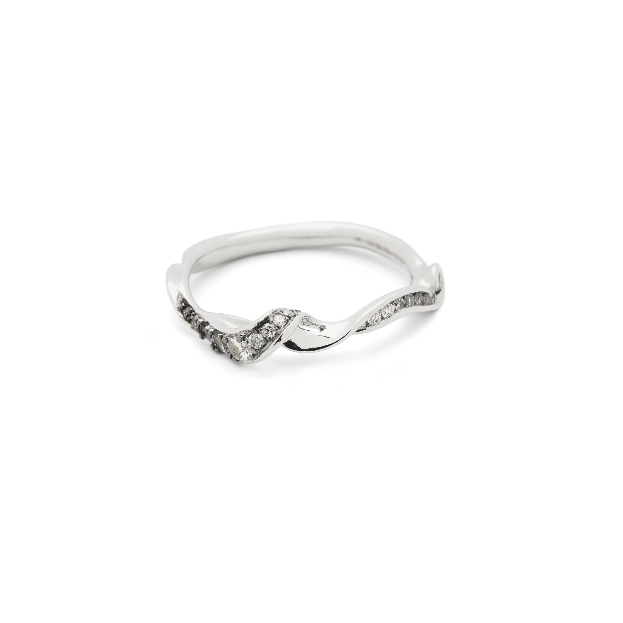 Diamond Swirl Stackable Ring sold by Bibi van der Velden product image thumbnail 3