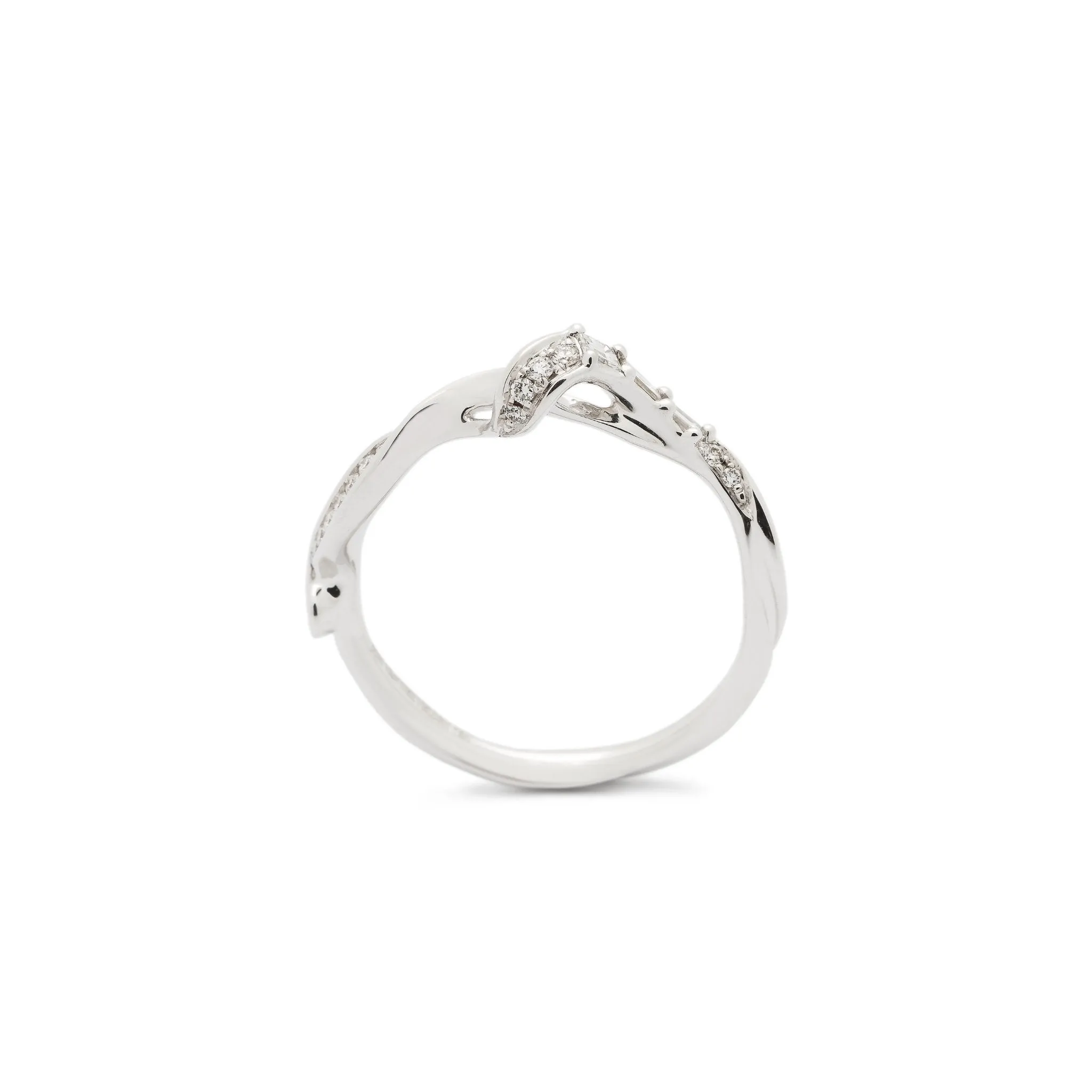 Diamond Swirl Stackable Ring sold by Bibi van der Velden product image thumbnail 4