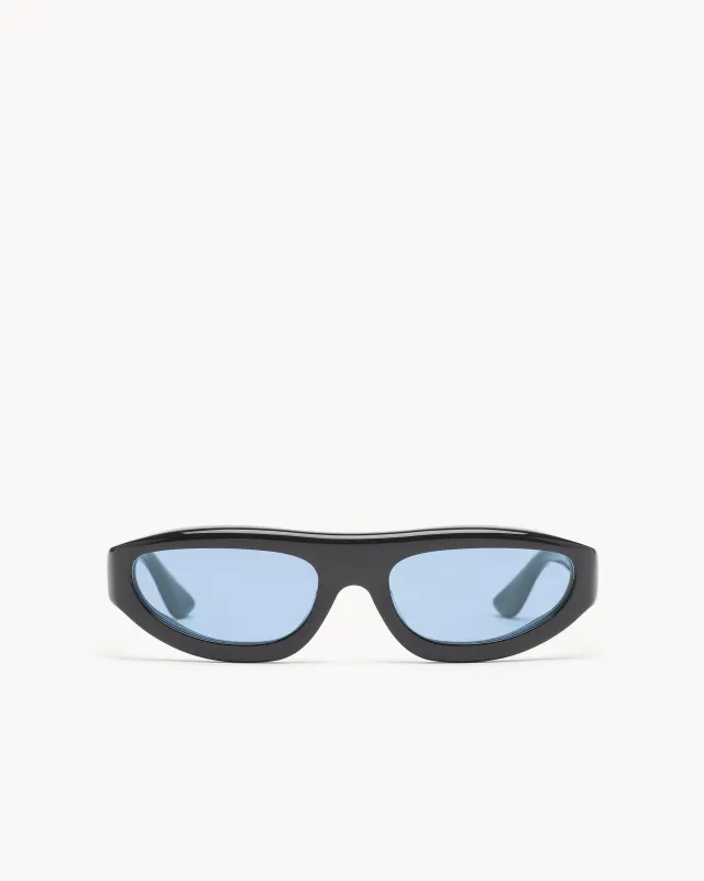 Uns | Black Acetate | Rif Blue Lens made by Port Tanger
