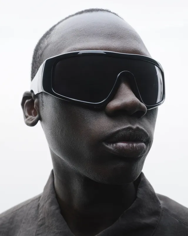 Noor | Black Acetate | Black Lens made by Port Tanger