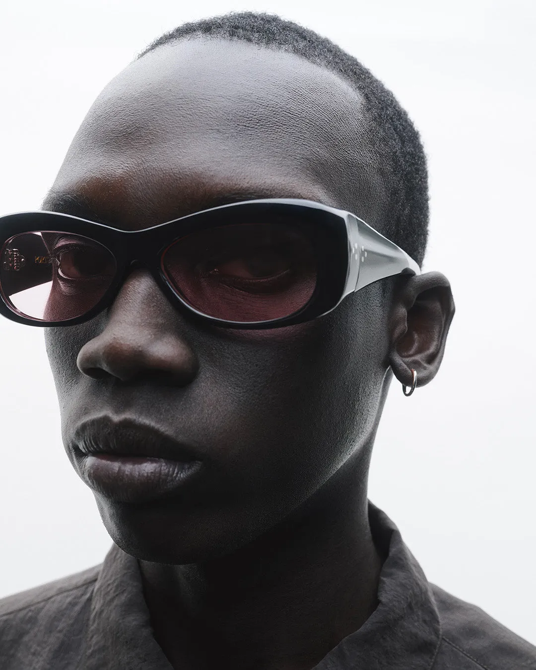Lydia | Black Acetate | Rose Lens sold by Port Tanger product image thumbnail 5