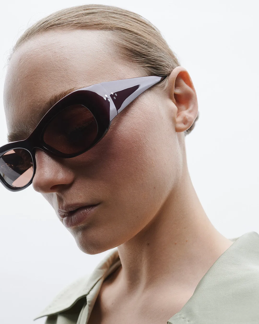 Lydia | Carmesi Acetate | Tobacco Lens sold by Port Tanger product image thumbnail 2