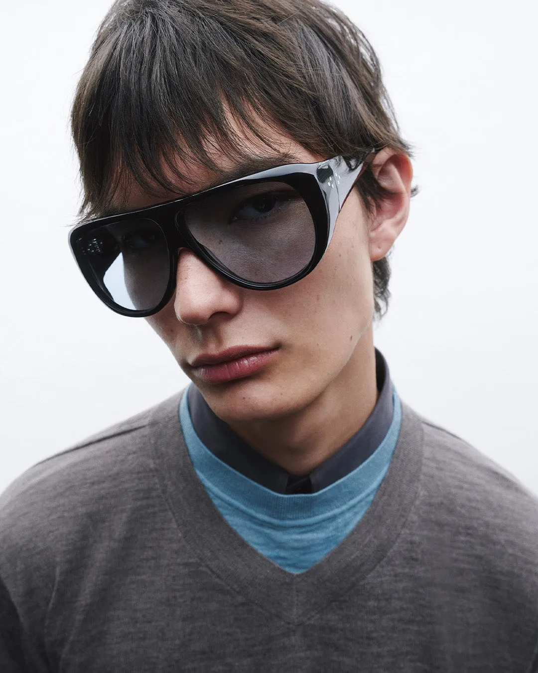 Gambia | Black Acetate | Rif Blue Lens sold by Port Tanger product image thumbnail 3