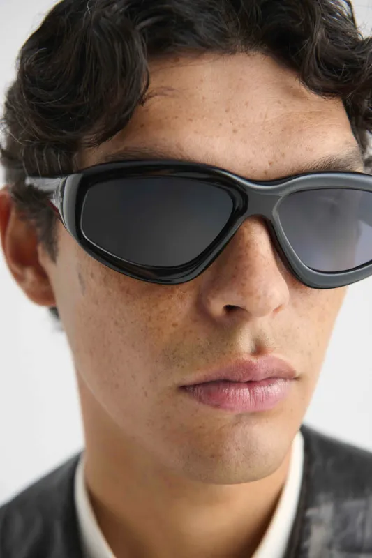 Irfan | Black Acetate | Black Lens made by Port Tanger