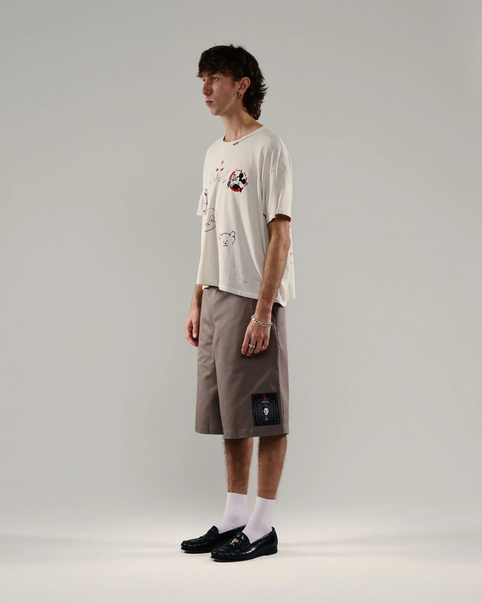 SUDDEN SADDNESS BAGGY WORK SHORT sold by Paly Hollywood product image thumbnail 4